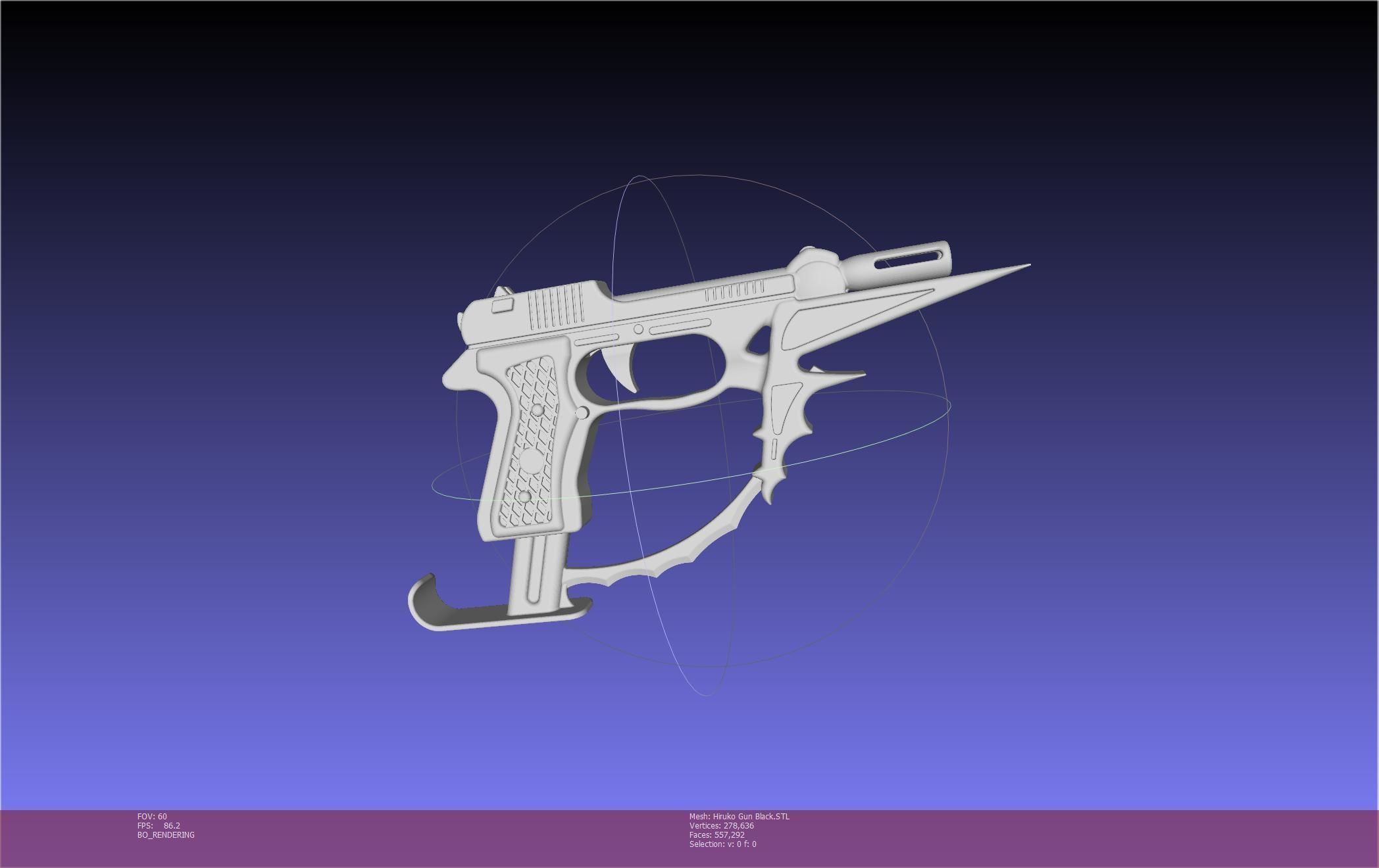 Black Bullet Kagetane Hiruko Guns Basic Models 3D model_71