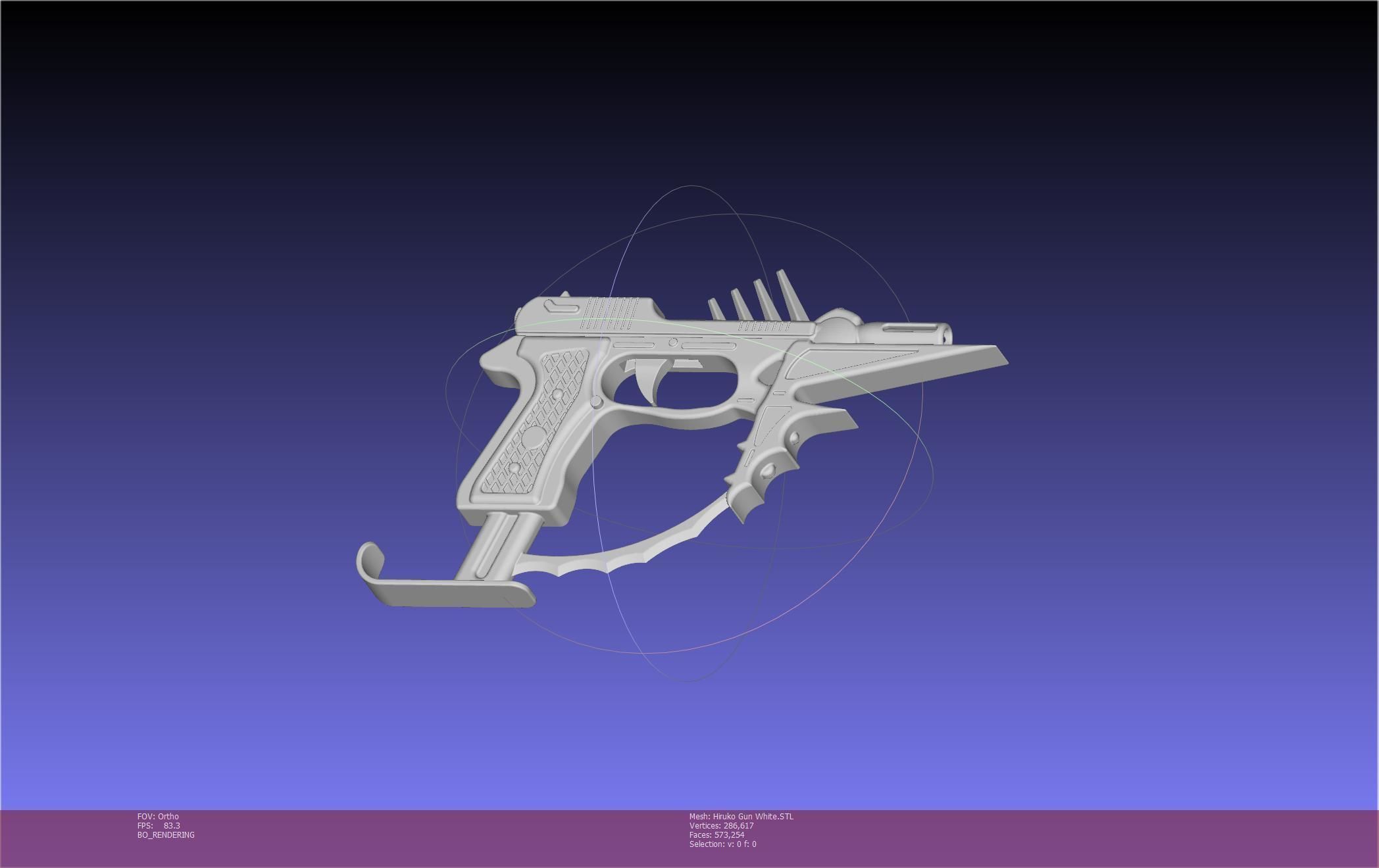 Black Bullet Kagetane Hiruko Guns Basic Models 3D model_147