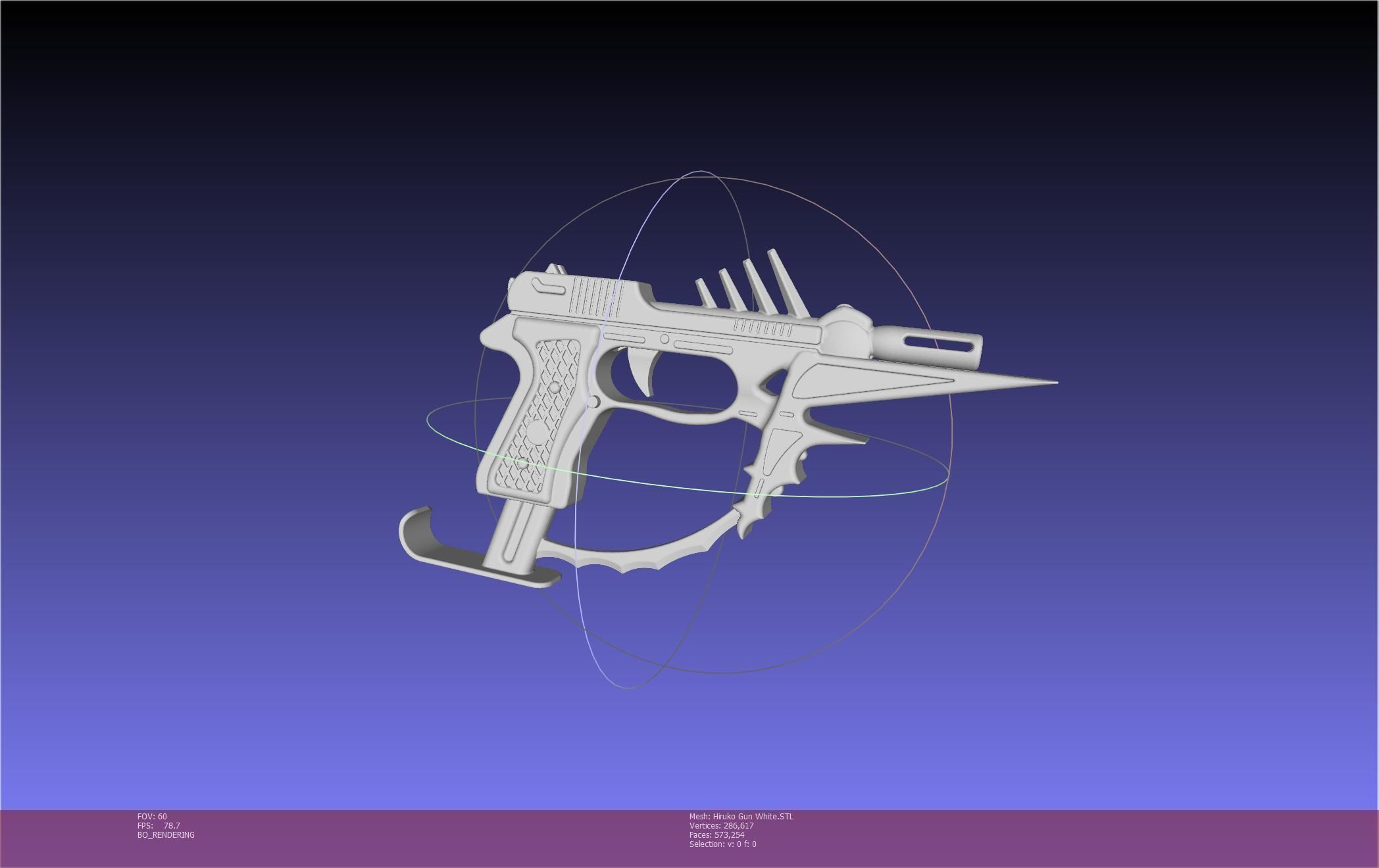 Black Bullet Kagetane Hiruko Guns Basic Models 3D model_133