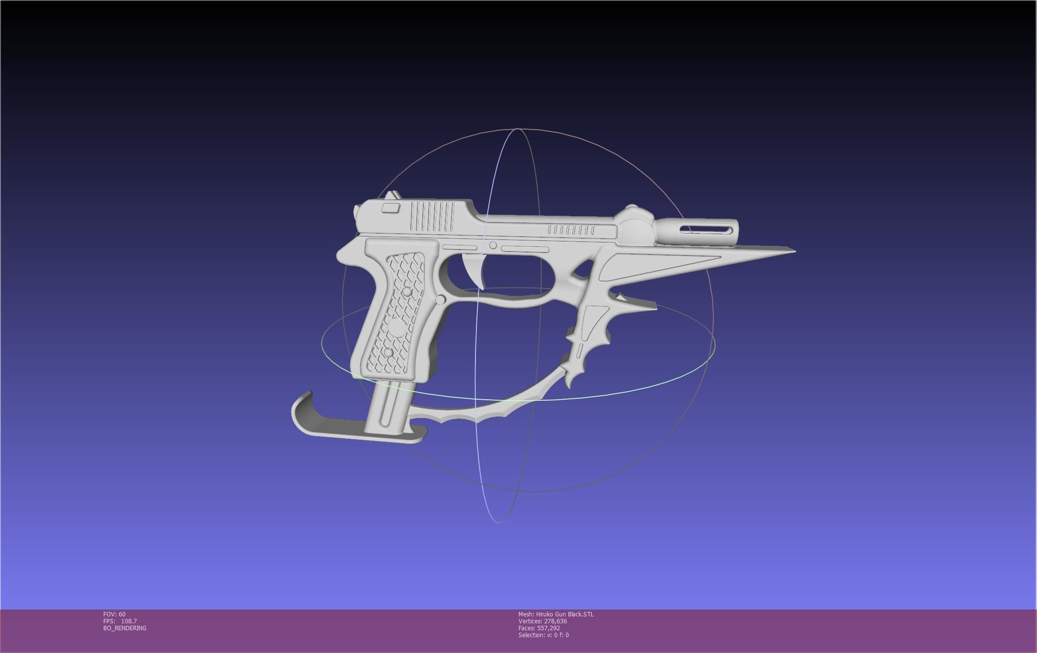 Black Bullet Kagetane Hiruko Guns Basic Models 3D model_16