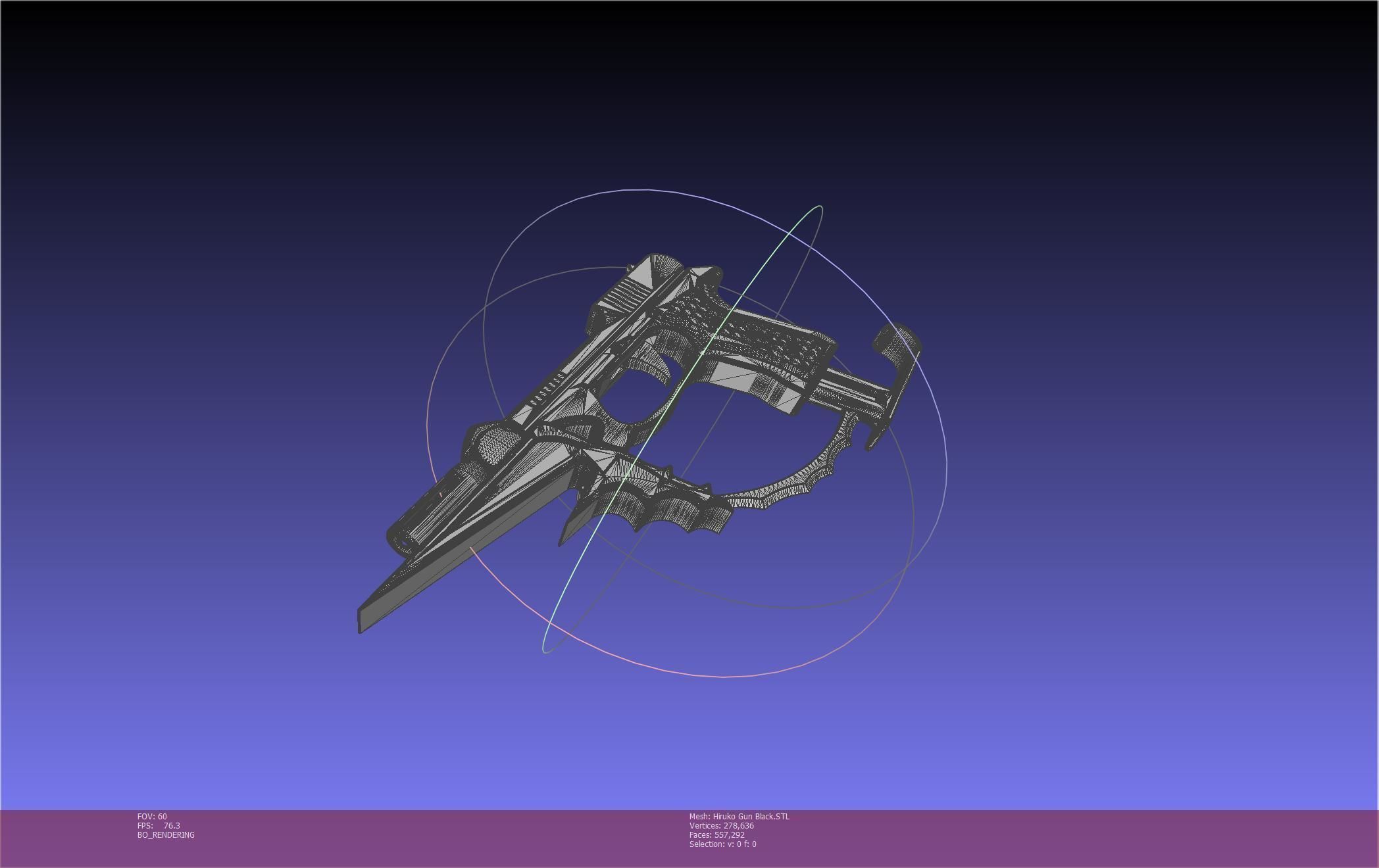 Black Bullet Kagetane Hiruko Guns Basic Models 3D model_67