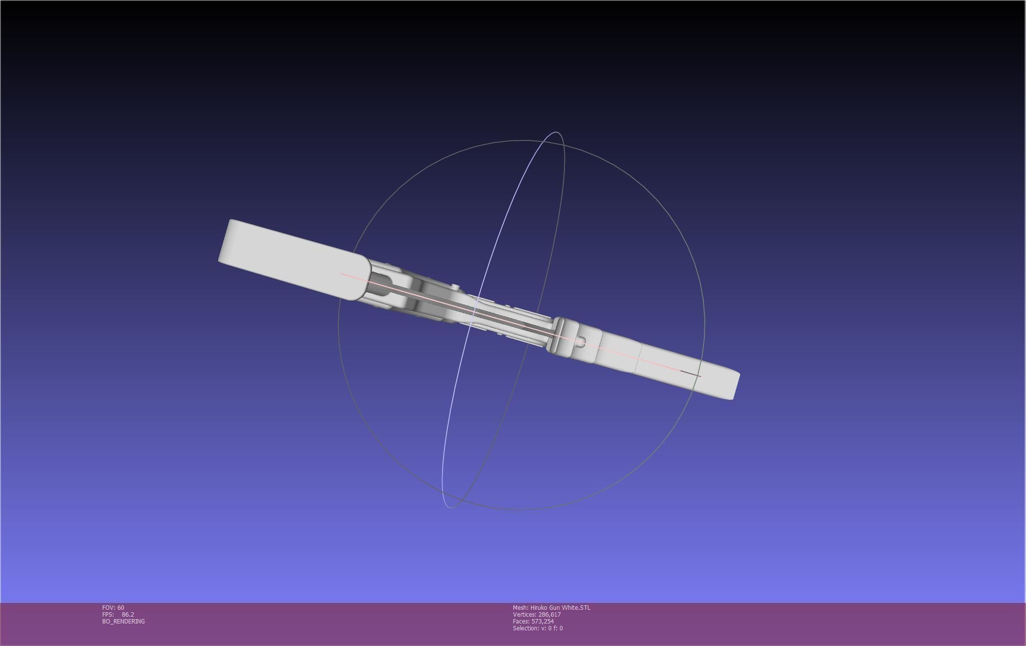 Black Bullet Kagetane Hiruko Guns Basic Models 3D model_126