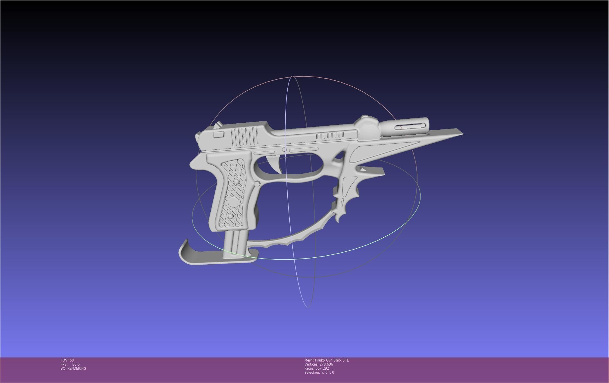 Black Bullet Kagetane Hiruko Guns Basic Models 3D model_37