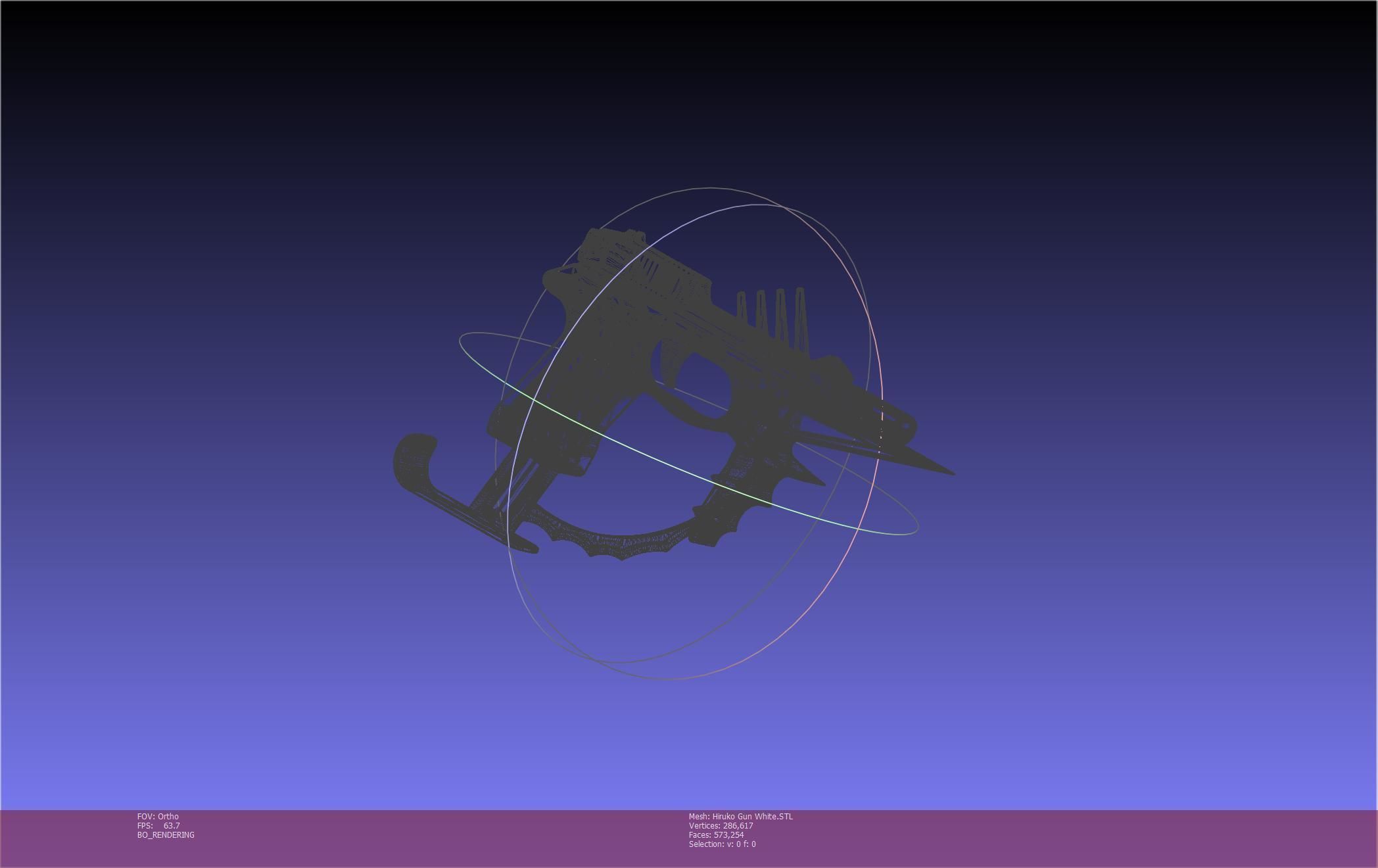 Black Bullet Kagetane Hiruko Guns Basic Models 3D model_148