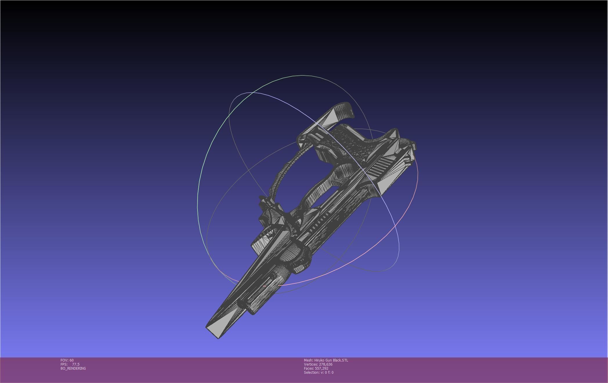 Black Bullet Kagetane Hiruko Guns Basic Models 3D model_61