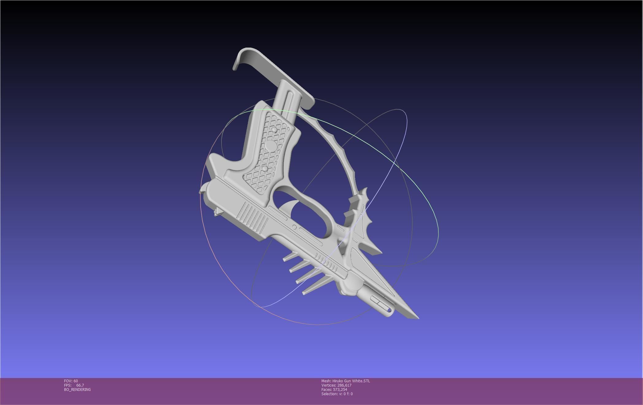 Black Bullet Kagetane Hiruko Guns Basic Models 3D model_128