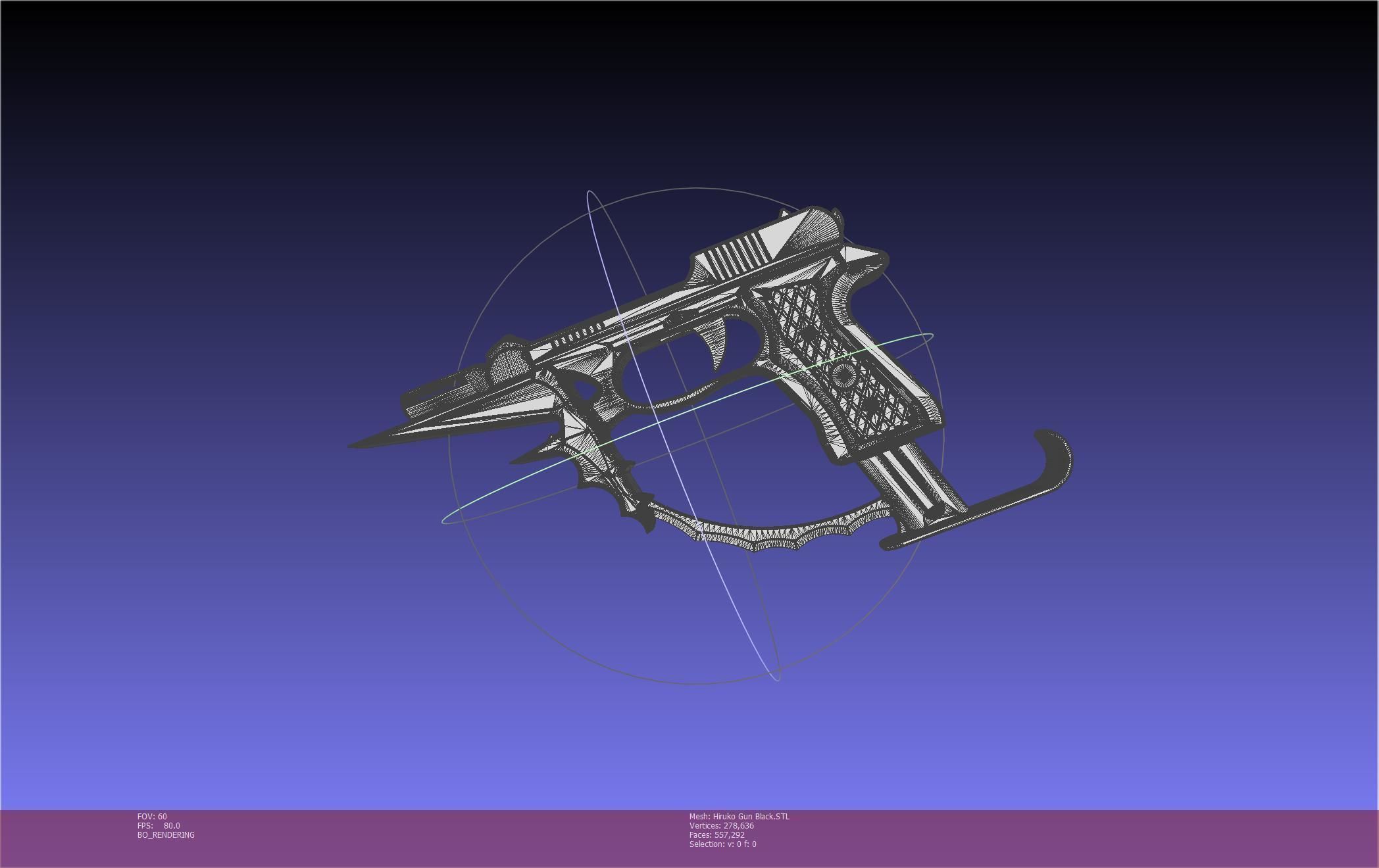 Black Bullet Kagetane Hiruko Guns Basic Models 3D model_51
