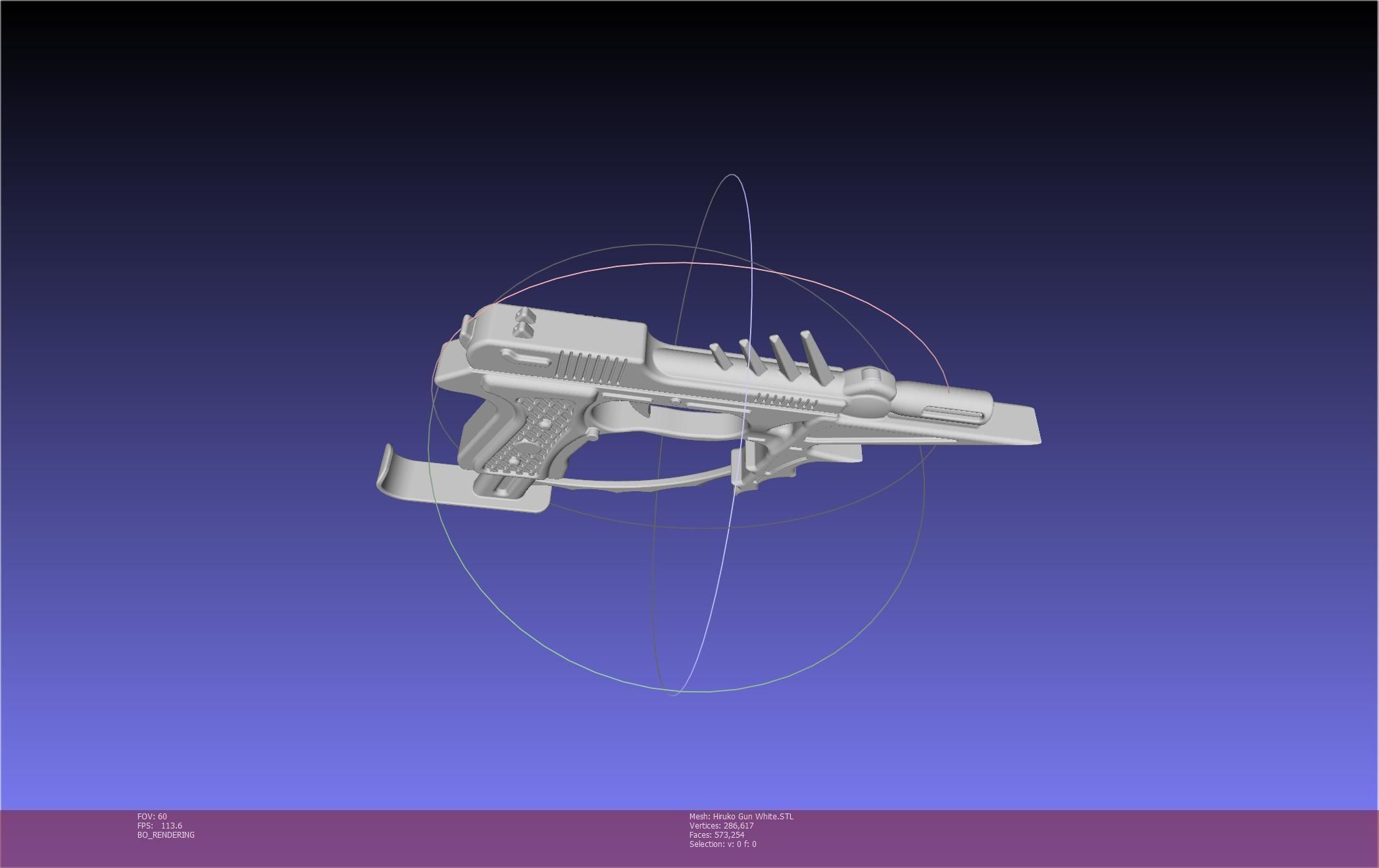 Black Bullet Kagetane Hiruko Guns Basic Models 3D model_119