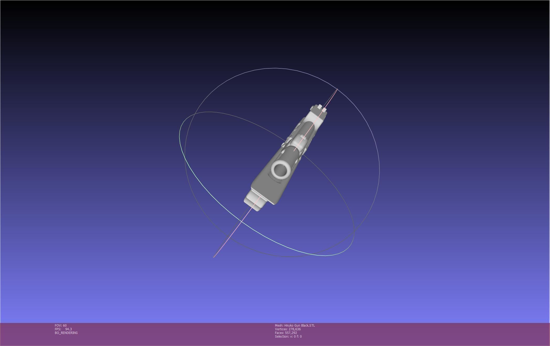 Black Bullet Kagetane Hiruko Guns Basic Models 3D model_84