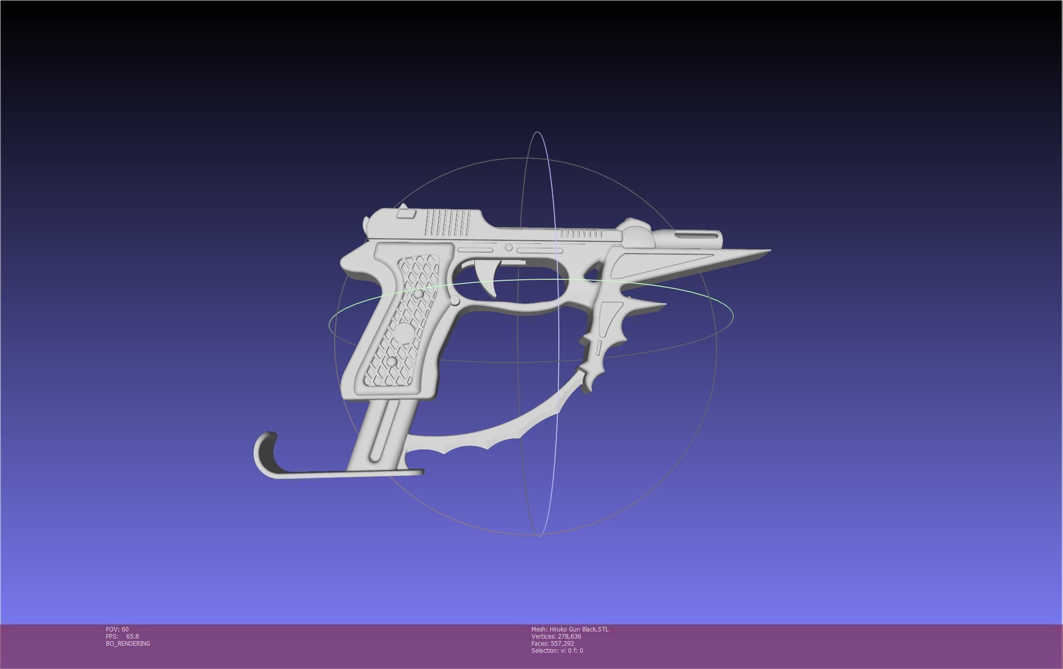 Black Bullet Kagetane Hiruko Guns Basic Models 3D model_11