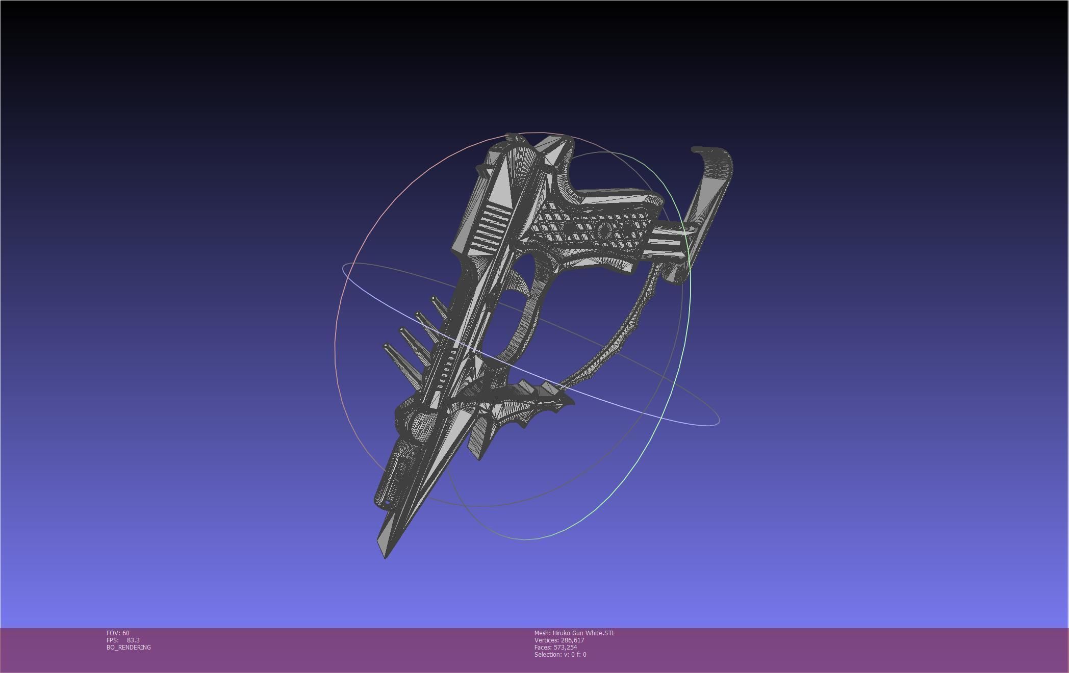 Black Bullet Kagetane Hiruko Guns Basic Models 3D model_138