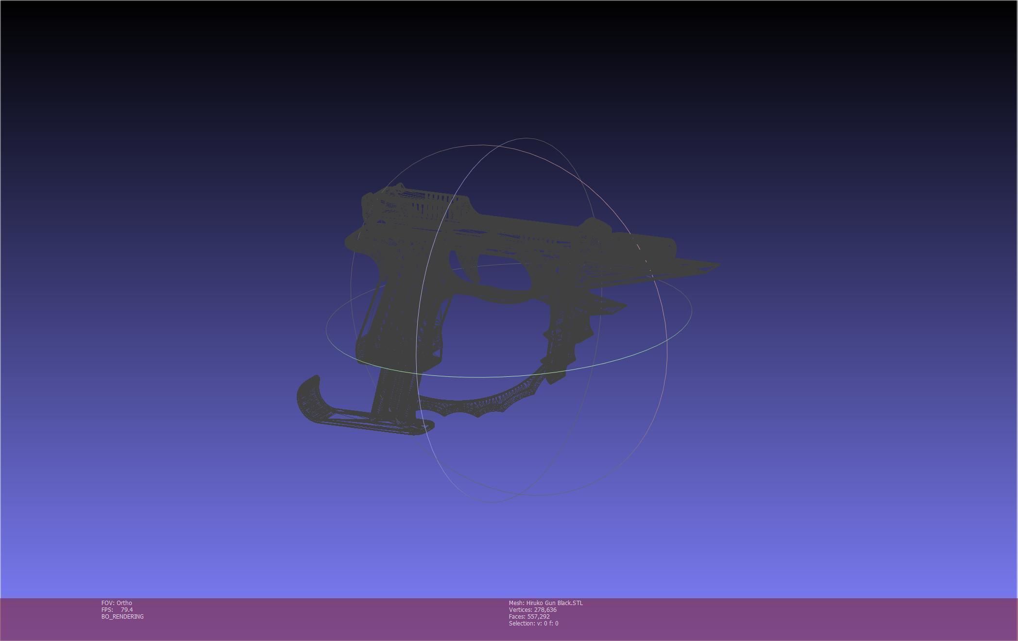 Black Bullet Kagetane Hiruko Guns Basic Models 3D model_92