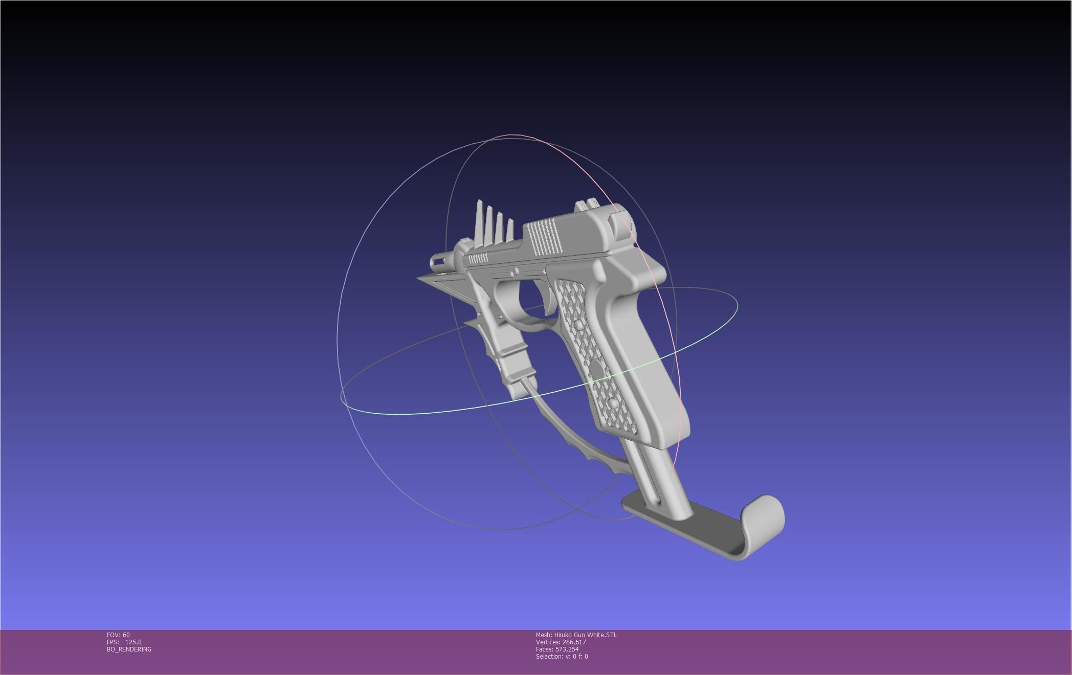 Black Bullet Kagetane Hiruko Guns Basic Models 3D model_134