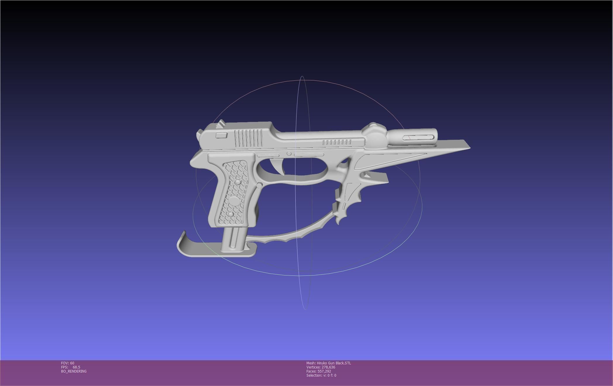 Black Bullet Kagetane Hiruko Guns Basic Models 3D model_13