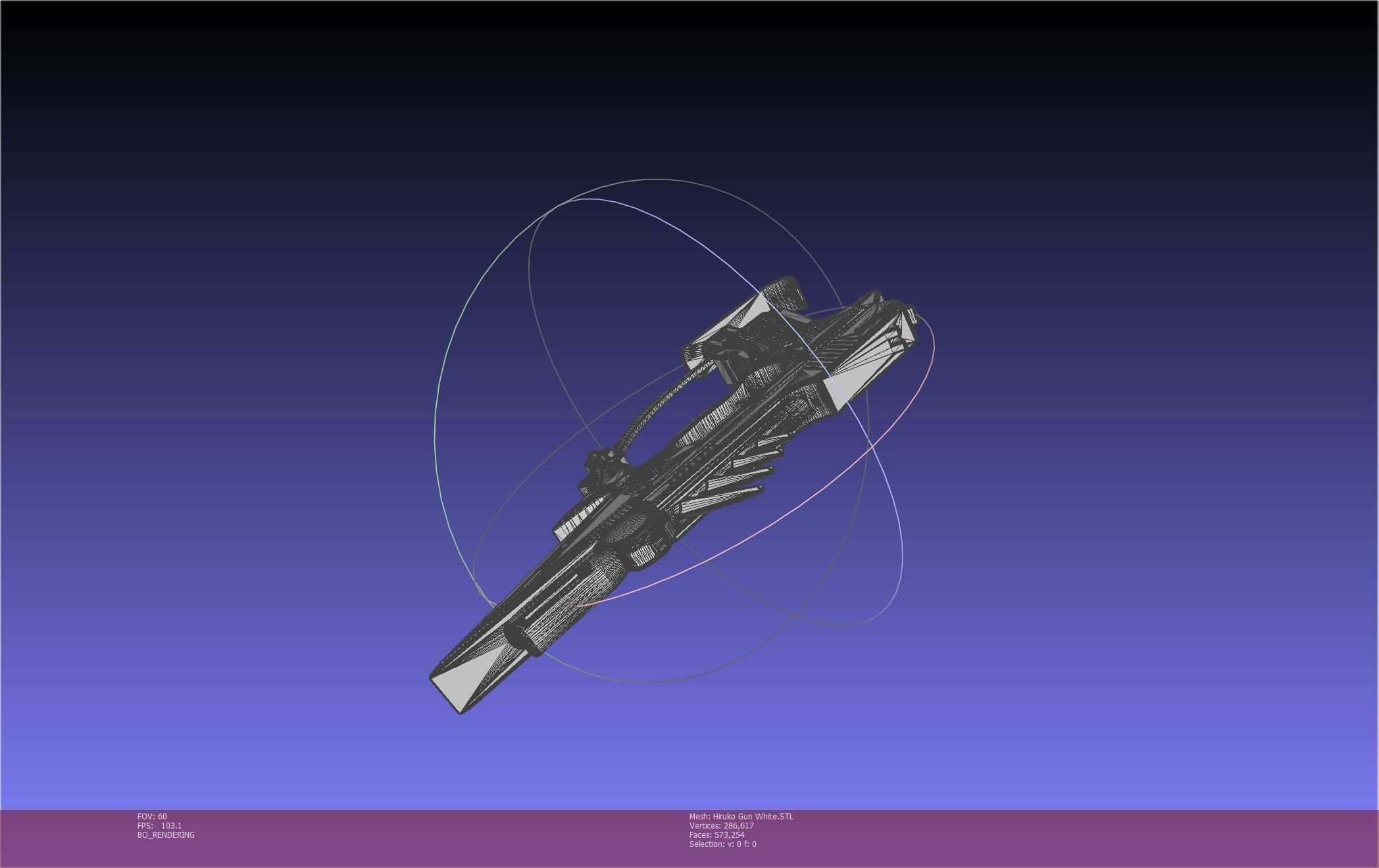 Black Bullet Kagetane Hiruko Guns Basic Models 3D model_137