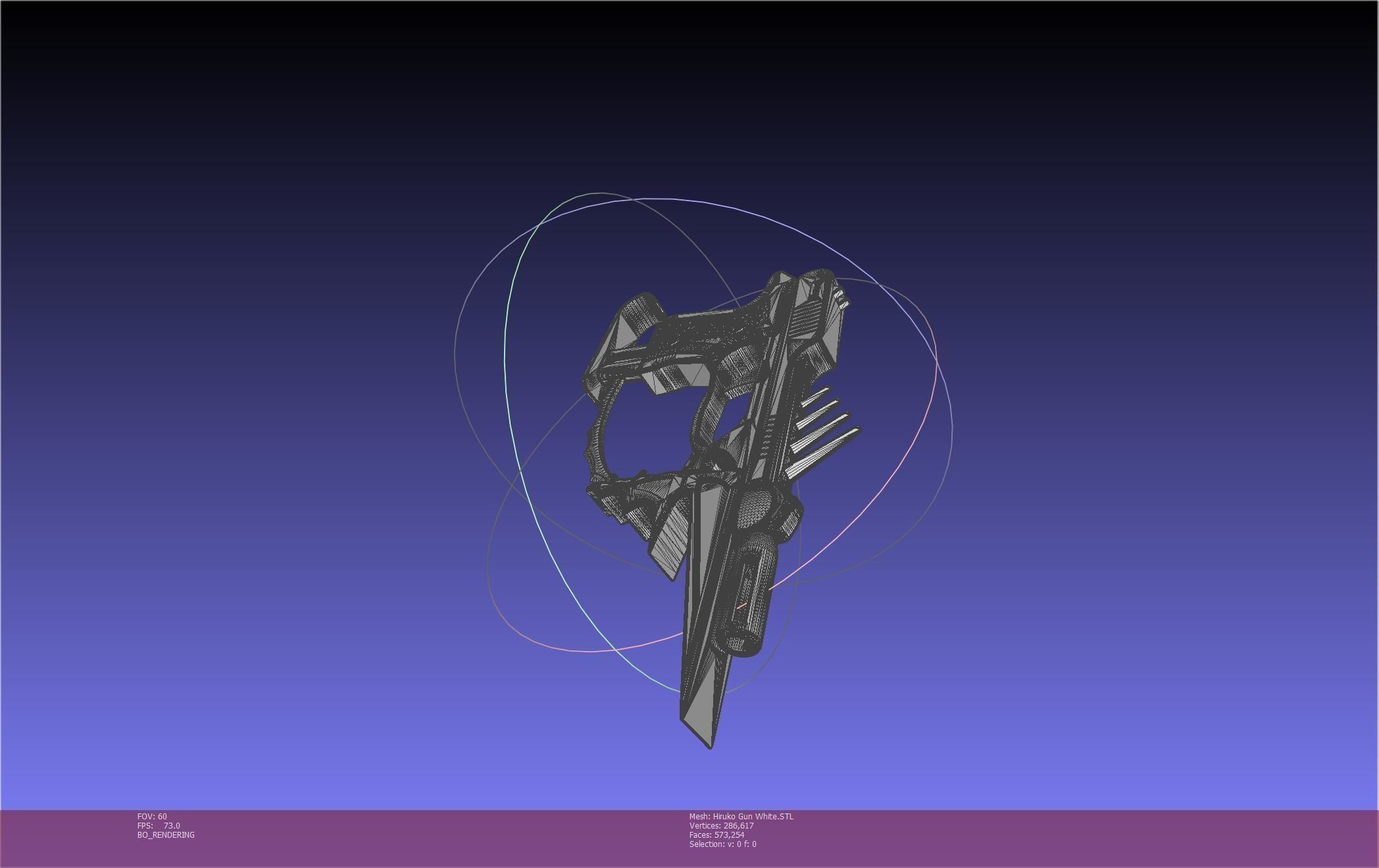 Black Bullet Kagetane Hiruko Guns Basic Models 3D model_136