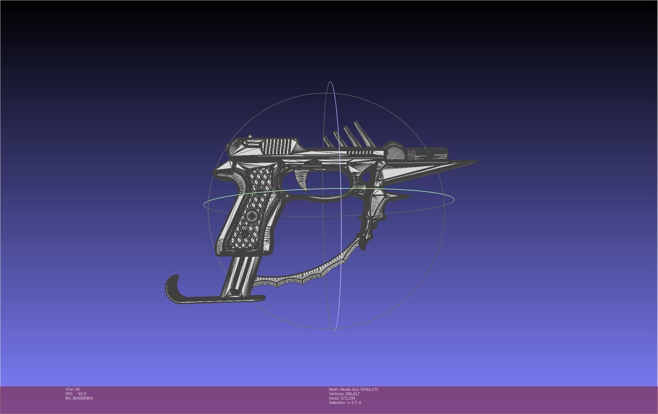 Black Bullet Kagetane Hiruko Guns Basic Models 3D model_132