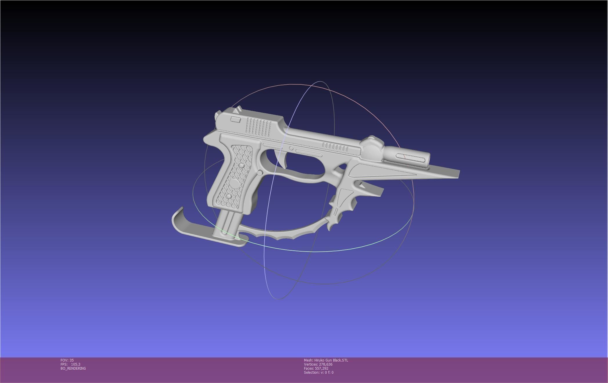 Black Bullet Kagetane Hiruko Guns Basic Models 3D model_96