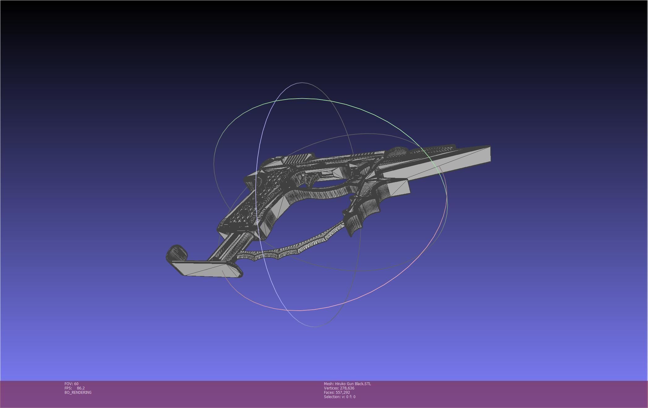 Black Bullet Kagetane Hiruko Guns Basic Models 3D model_59