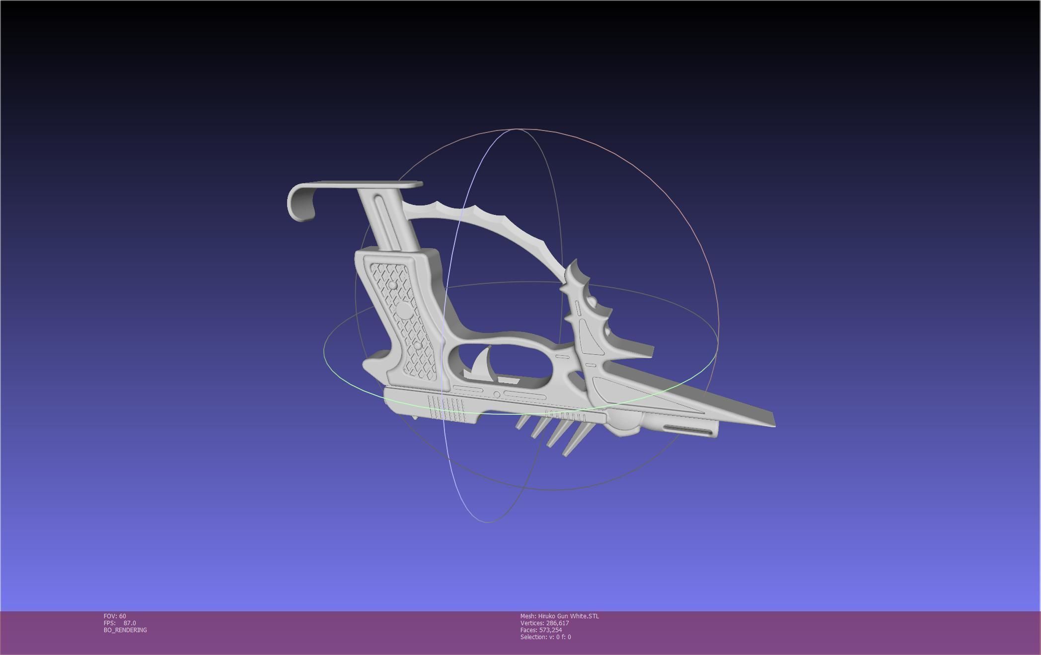 Black Bullet Kagetane Hiruko Guns Basic Models 3D model_118