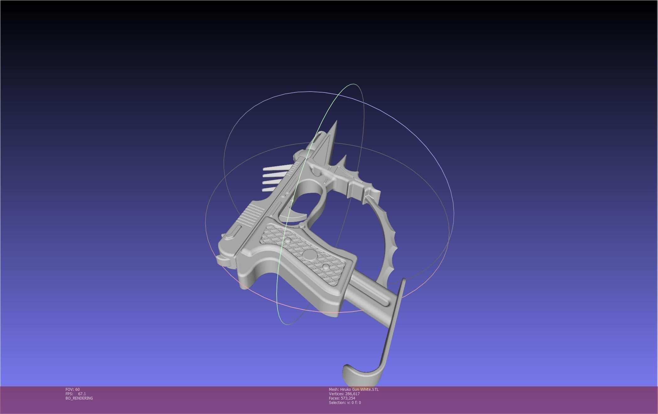 Black Bullet Kagetane Hiruko Guns Basic Models 3D model_122