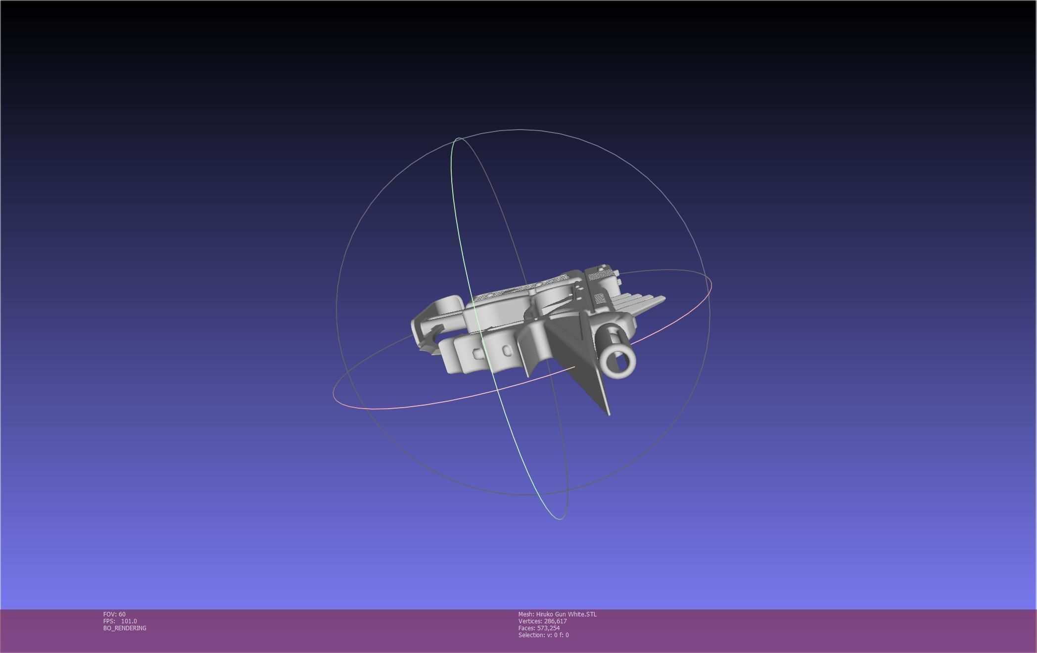 Black Bullet Kagetane Hiruko Guns Basic Models 3D model_114