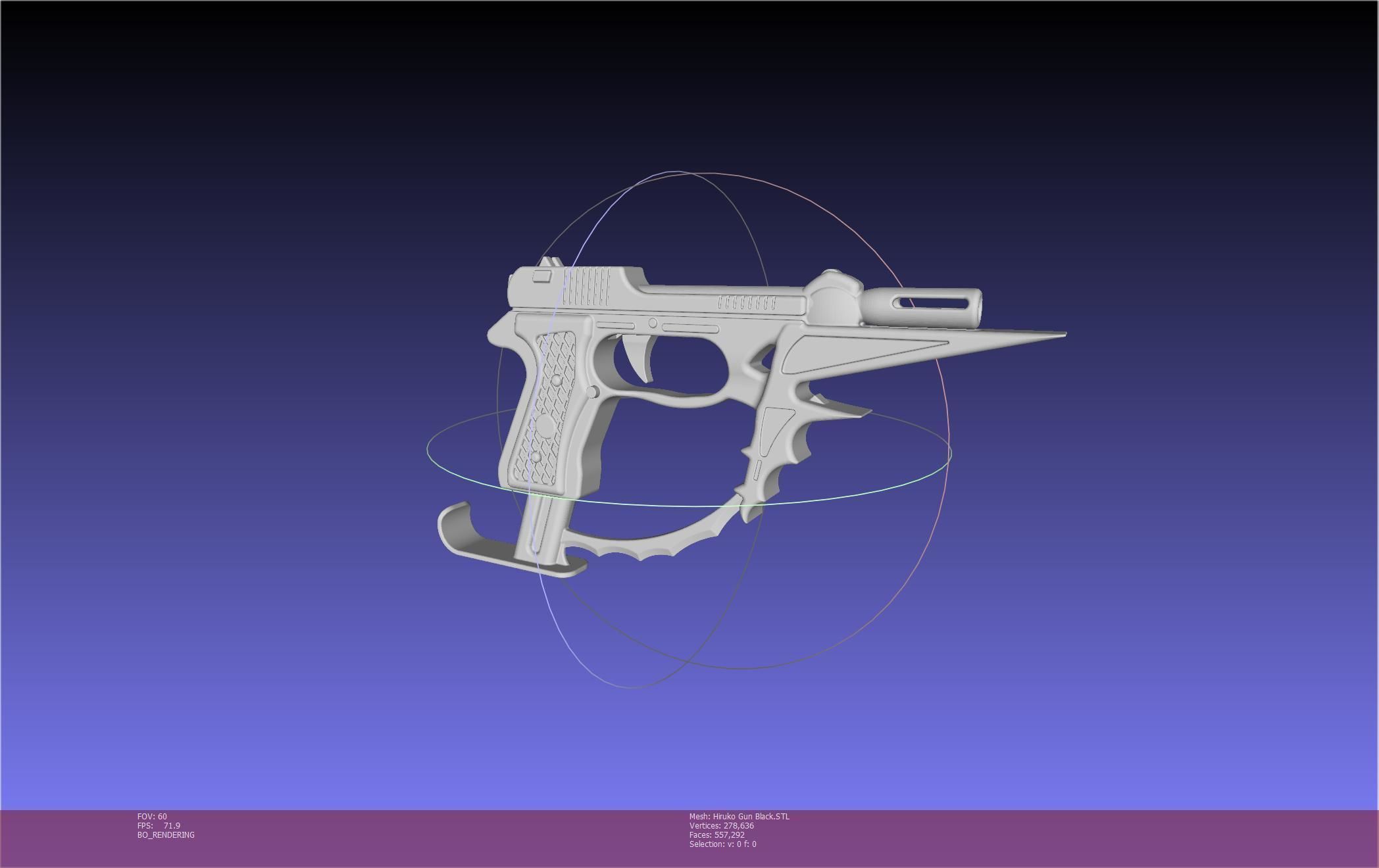 Black Bullet Kagetane Hiruko Guns Basic Models 3D model_10