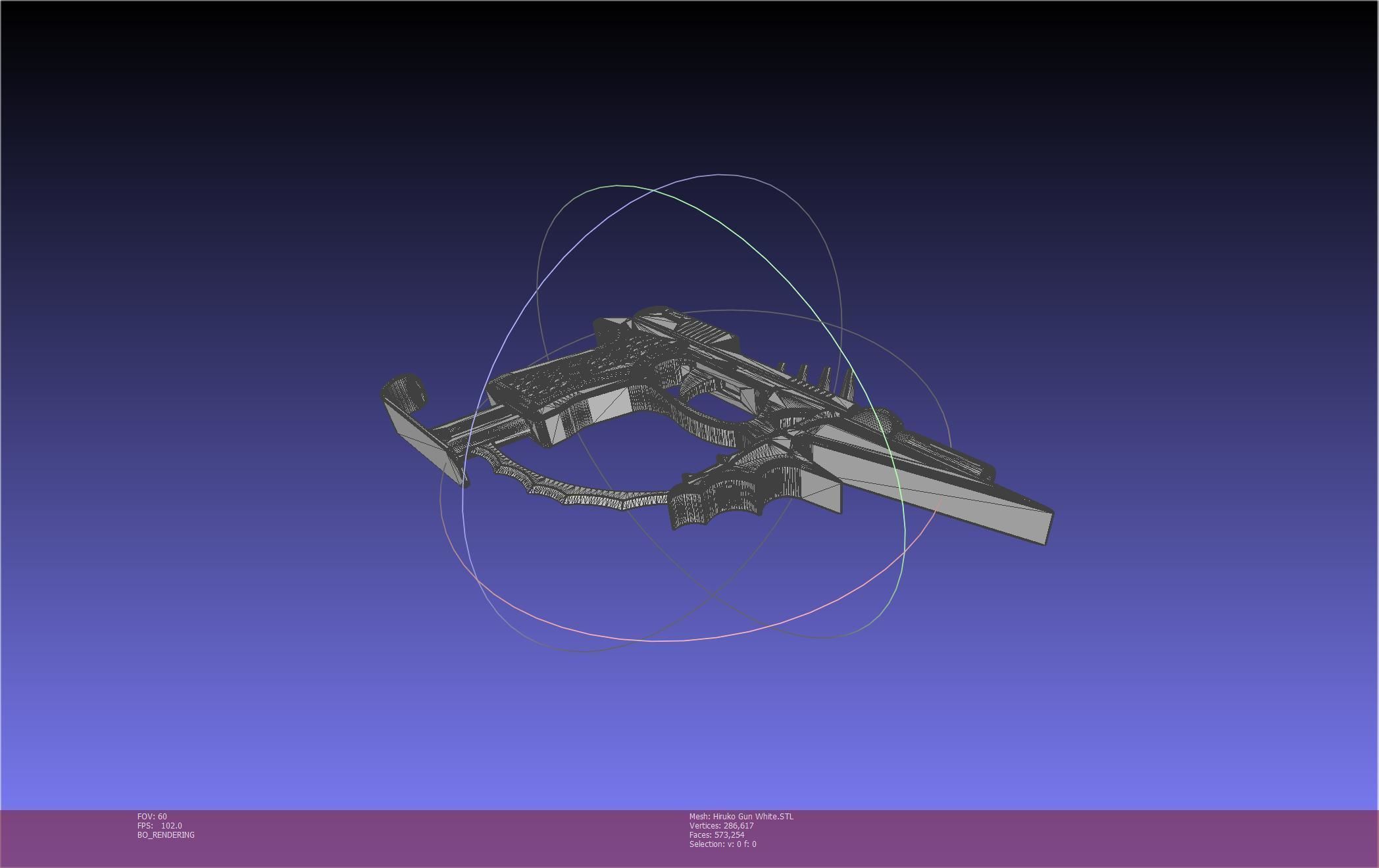 Black Bullet Kagetane Hiruko Guns Basic Models 3D model_143