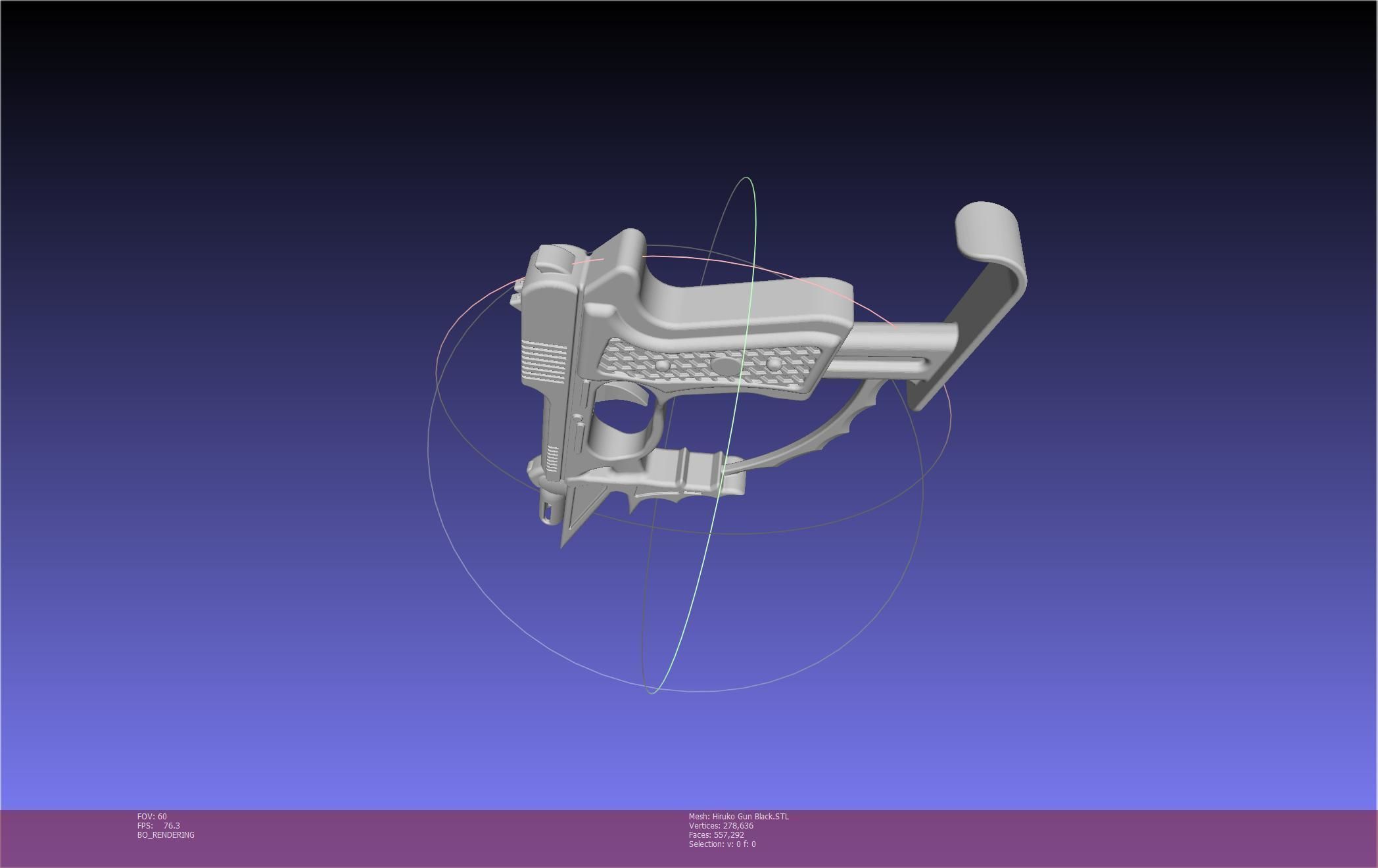 Black Bullet Kagetane Hiruko Guns Basic Models 3D model_31