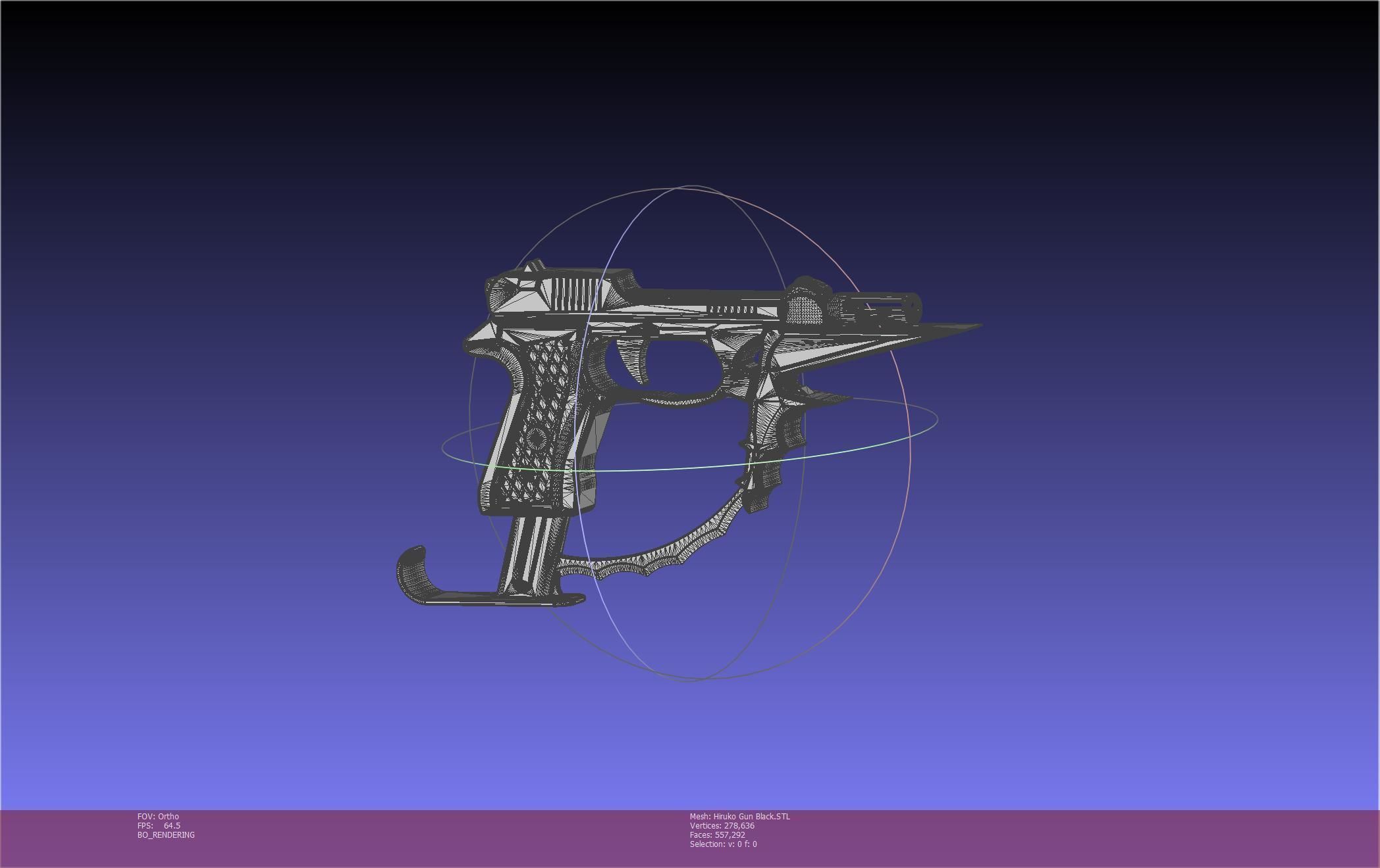 Black Bullet Kagetane Hiruko Guns Basic Models 3D model_90