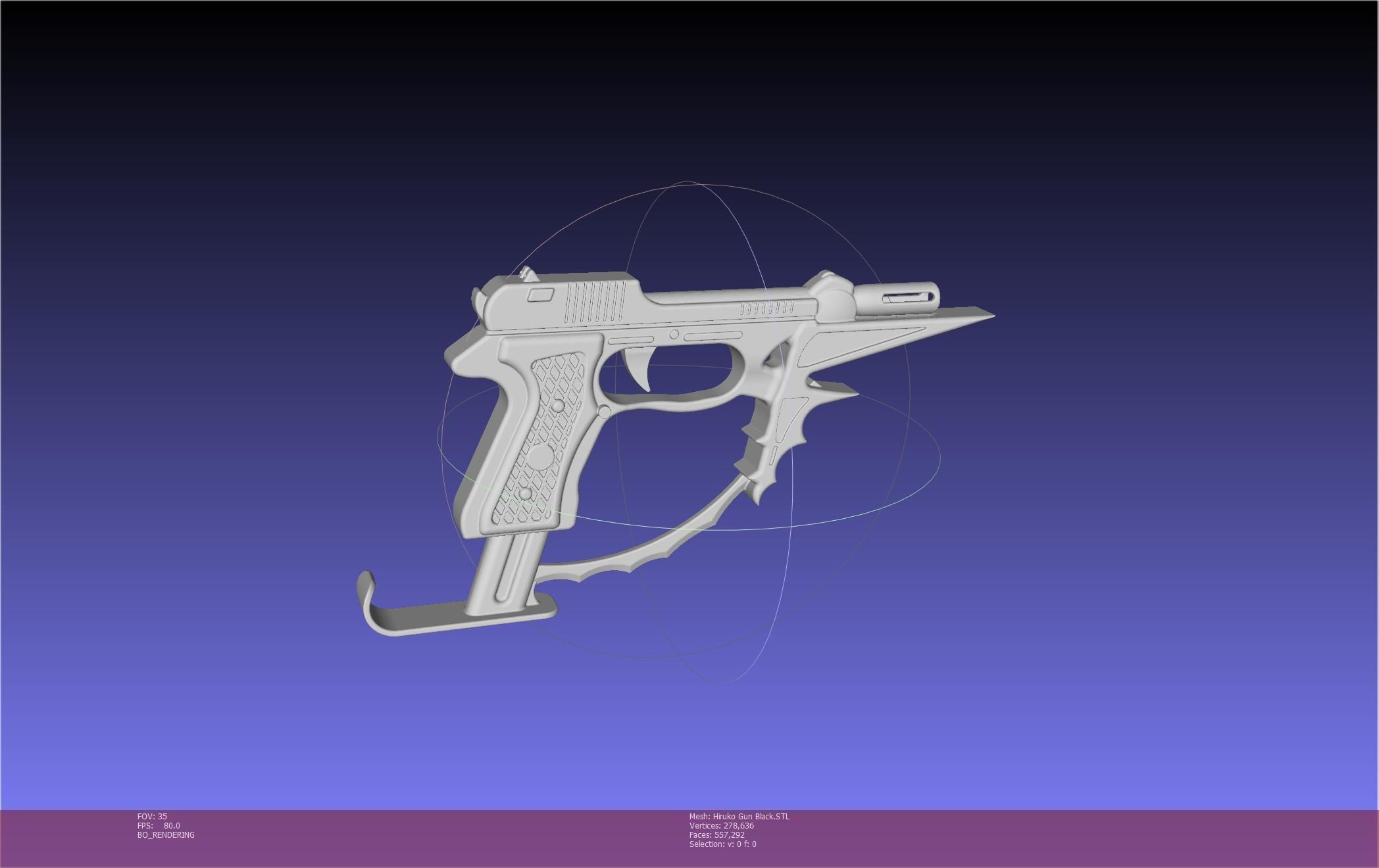 Black Bullet Kagetane Hiruko Guns Basic Models 3D model_100