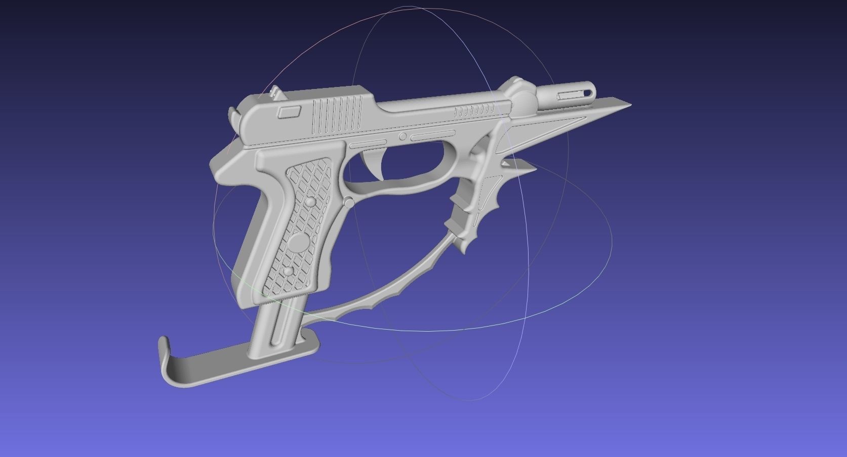 Black Bullet Kagetane Hiruko Guns Basic Models 3D model_5