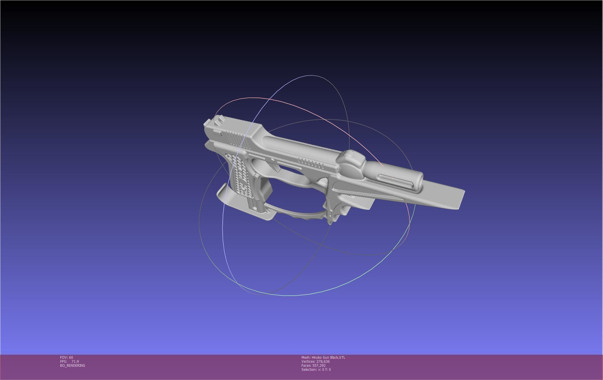 Black Bullet Kagetane Hiruko Guns Basic Models 3D model_89