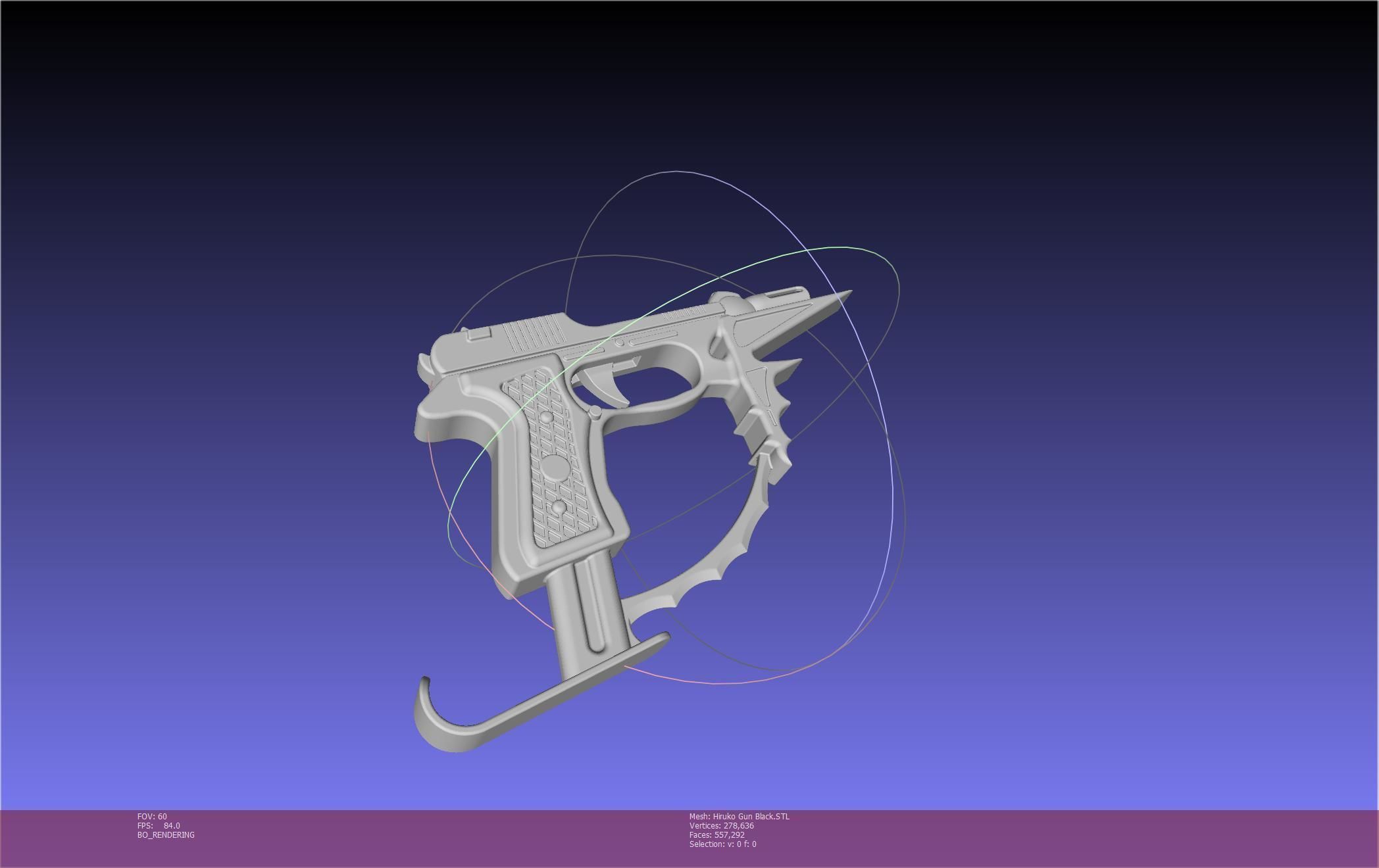 Black Bullet Kagetane Hiruko Guns Basic Models 3D model_75