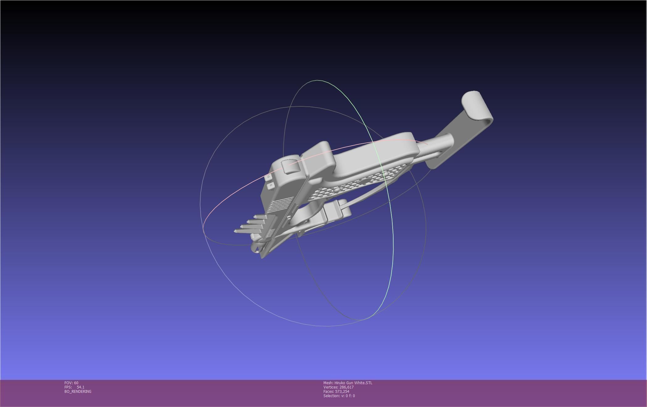 Black Bullet Kagetane Hiruko Guns Basic Models 3D model_115