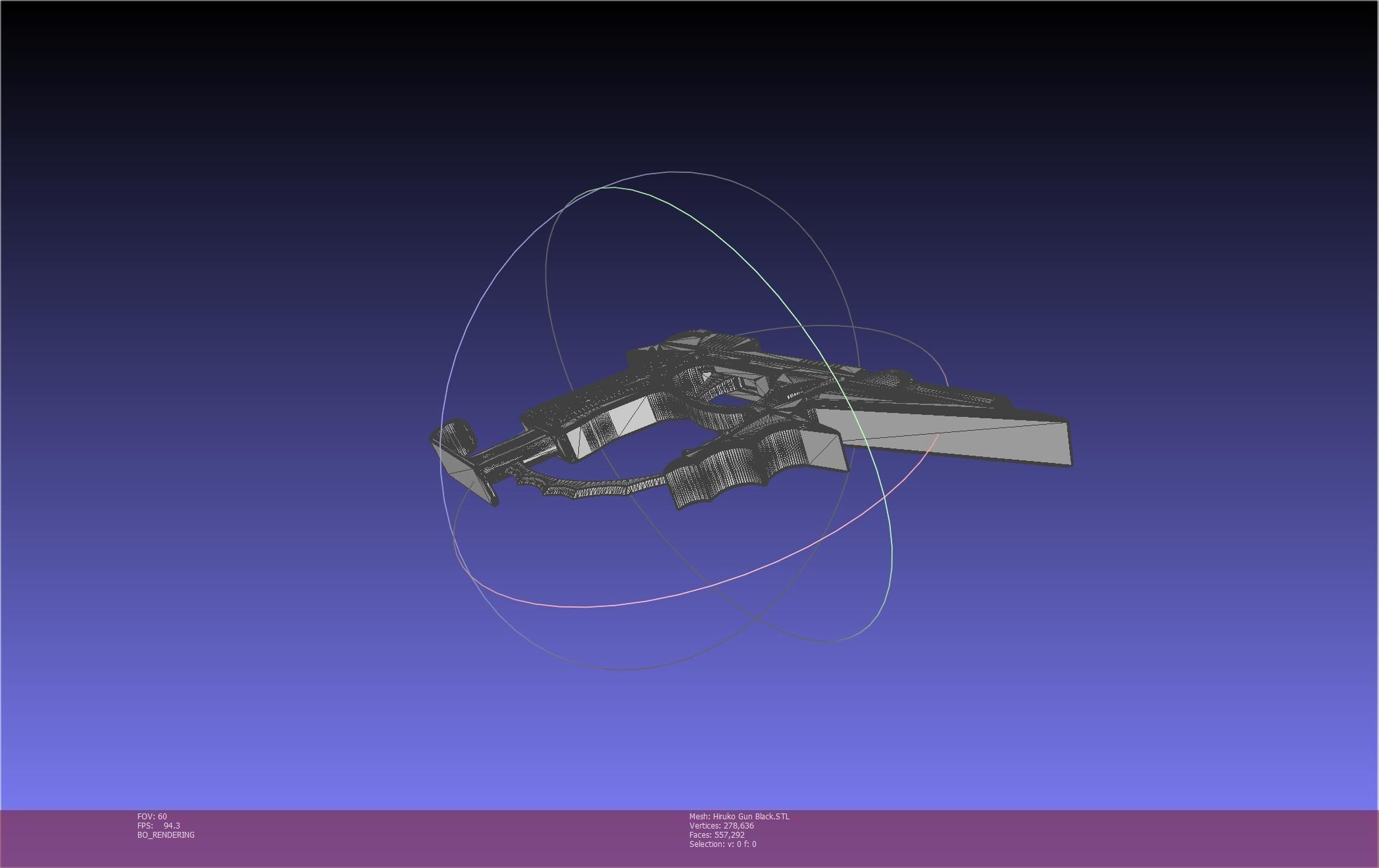 Black Bullet Kagetane Hiruko Guns Basic Models 3D model_60