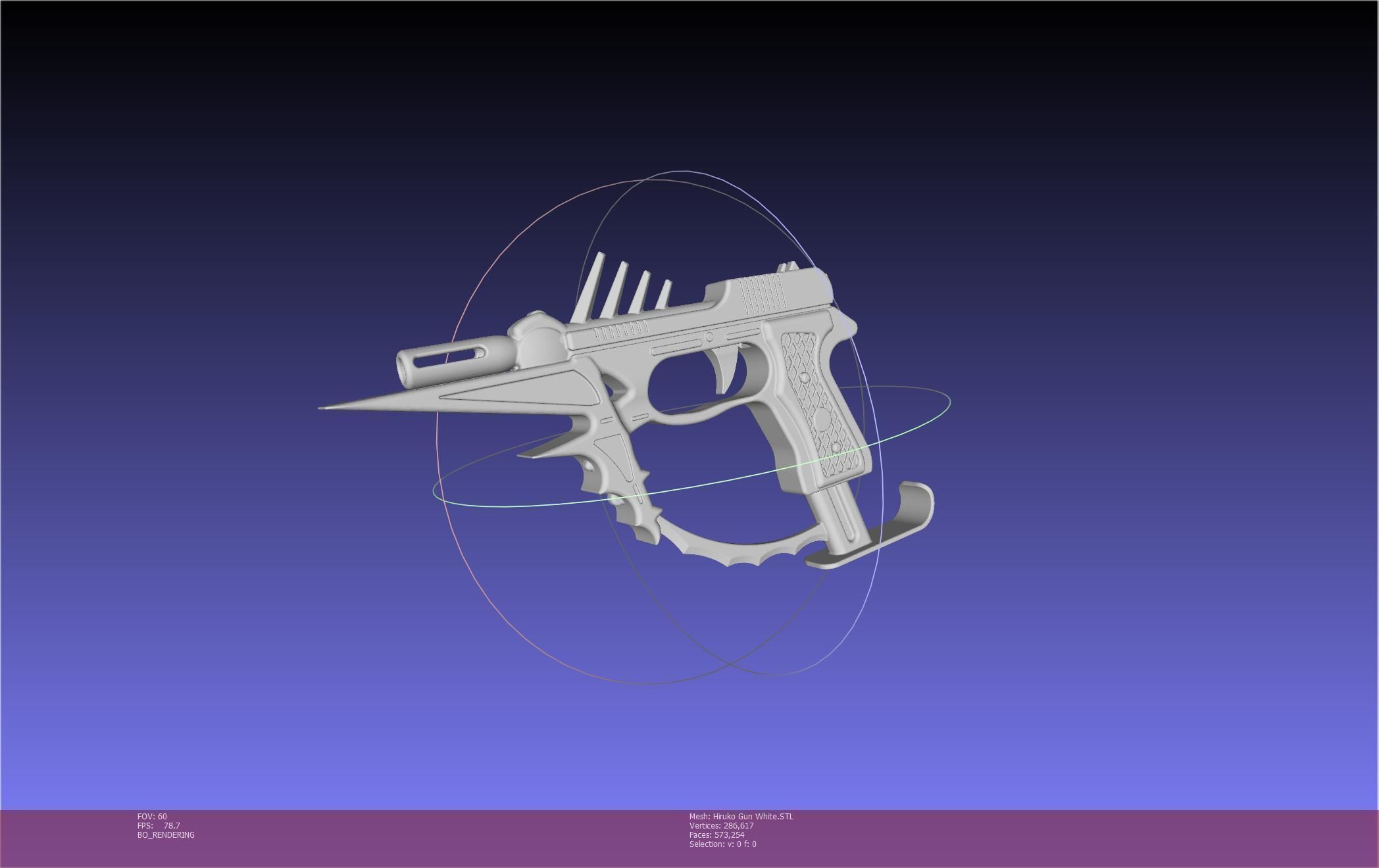 Black Bullet Kagetane Hiruko Guns Basic Models 3D model_135