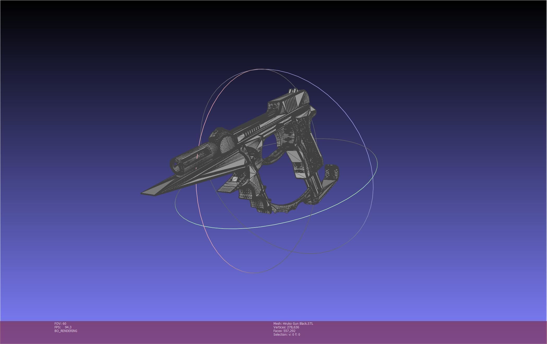 Black Bullet Kagetane Hiruko Guns Basic Models 3D model_47