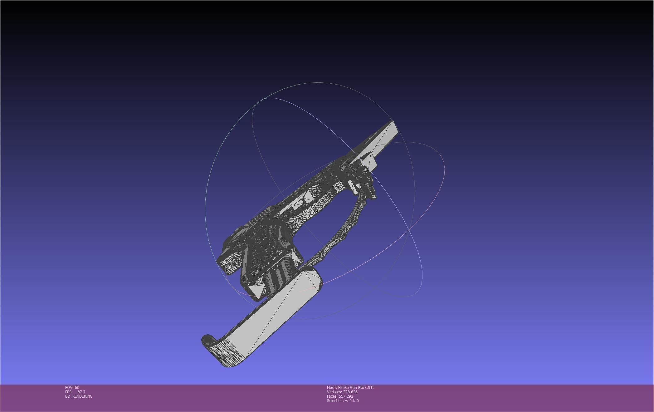 Black Bullet Kagetane Hiruko Guns Basic Models 3D model_63