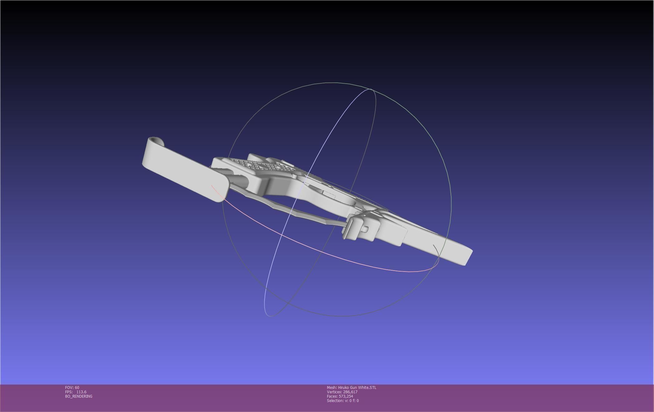 Black Bullet Kagetane Hiruko Guns Basic Models 3D model_116