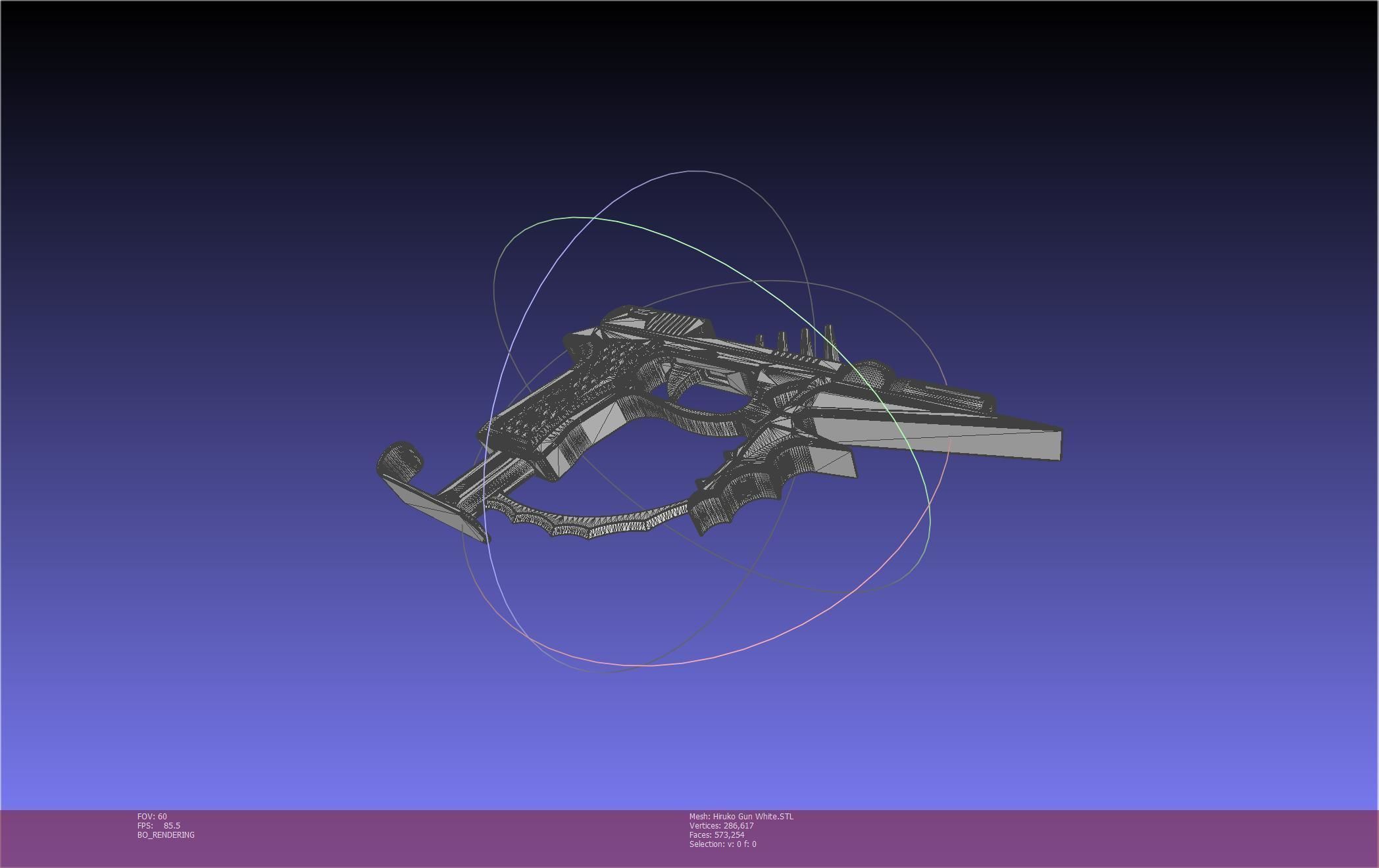 Black Bullet Kagetane Hiruko Guns Basic Models 3D model_131