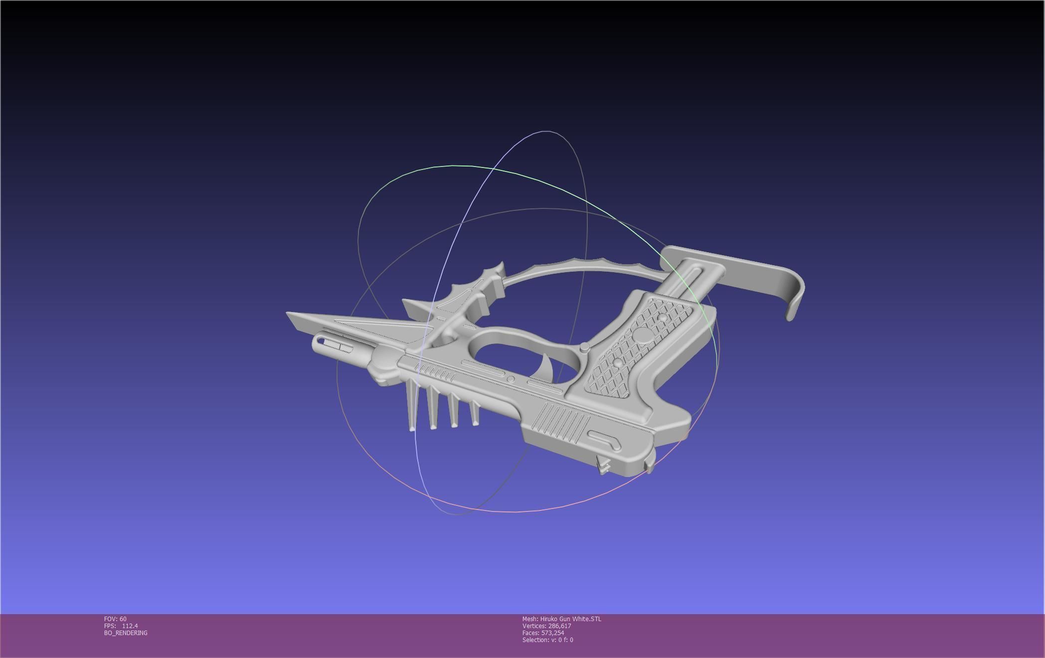Black Bullet Kagetane Hiruko Guns Basic Models 3D model_124