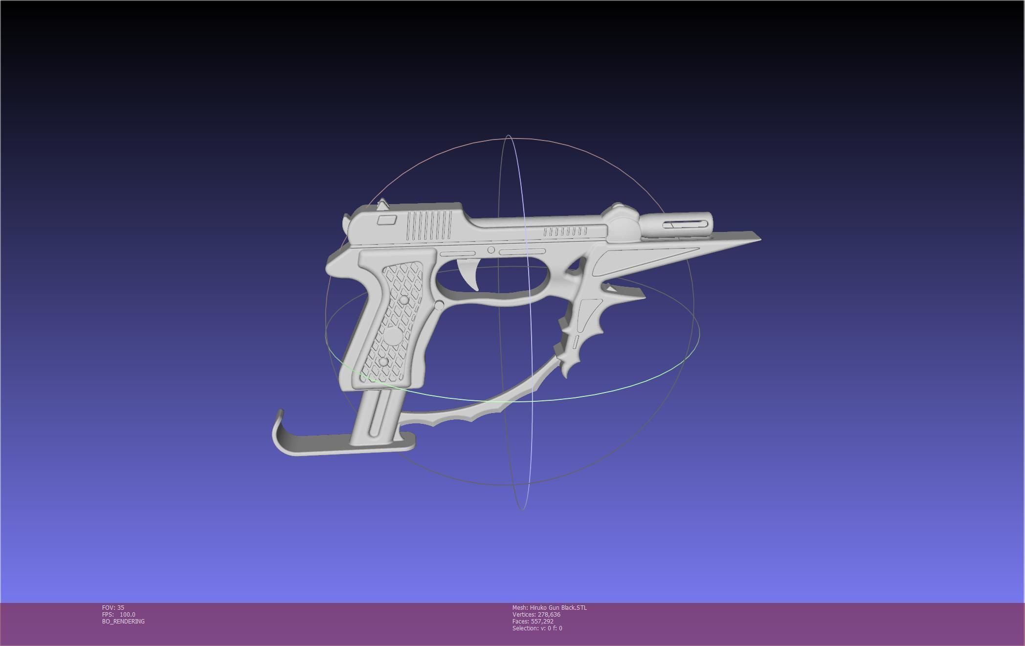 Black Bullet Kagetane Hiruko Guns Basic Models 3D model_97