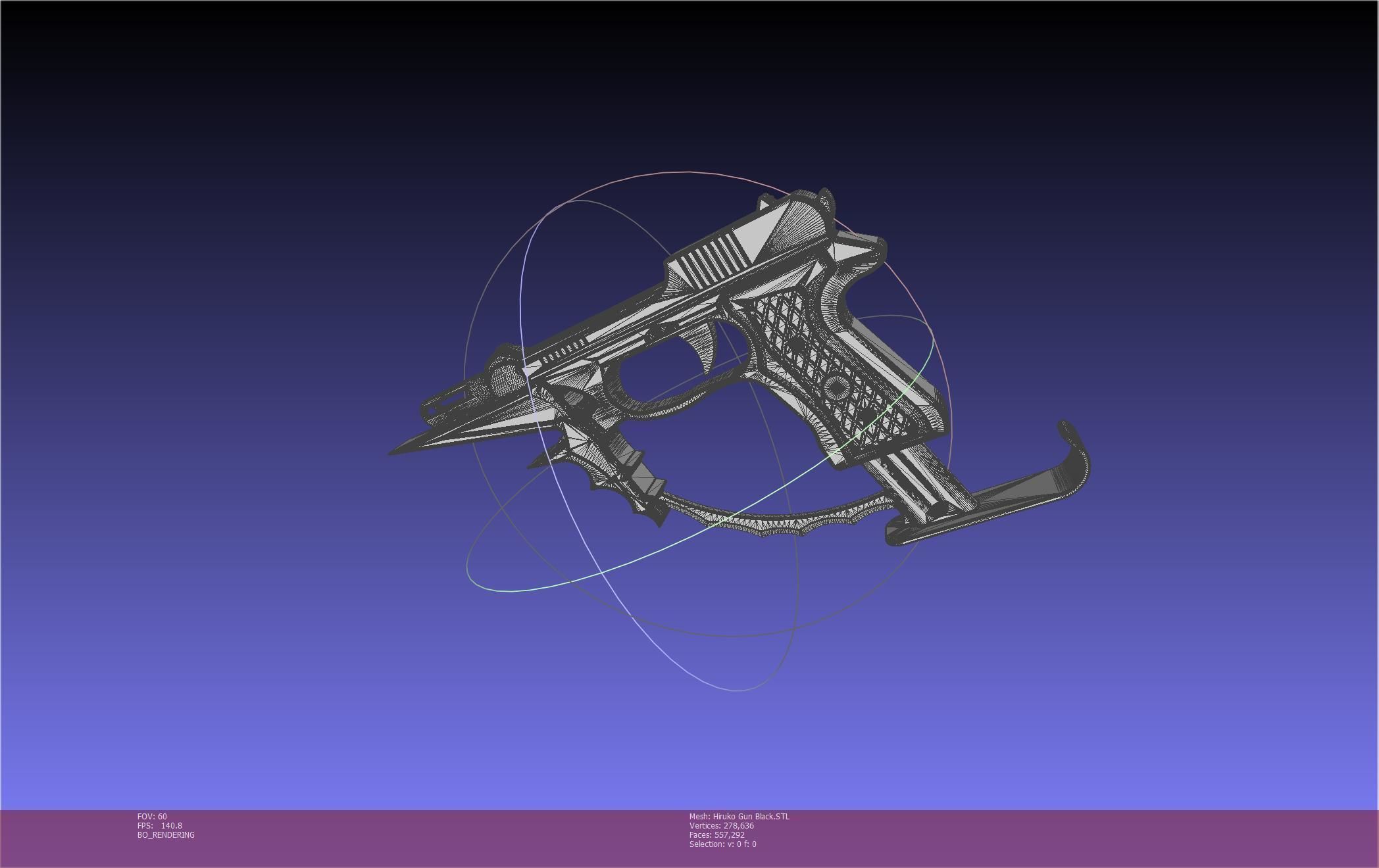 Black Bullet Kagetane Hiruko Guns Basic Models 3D model_48