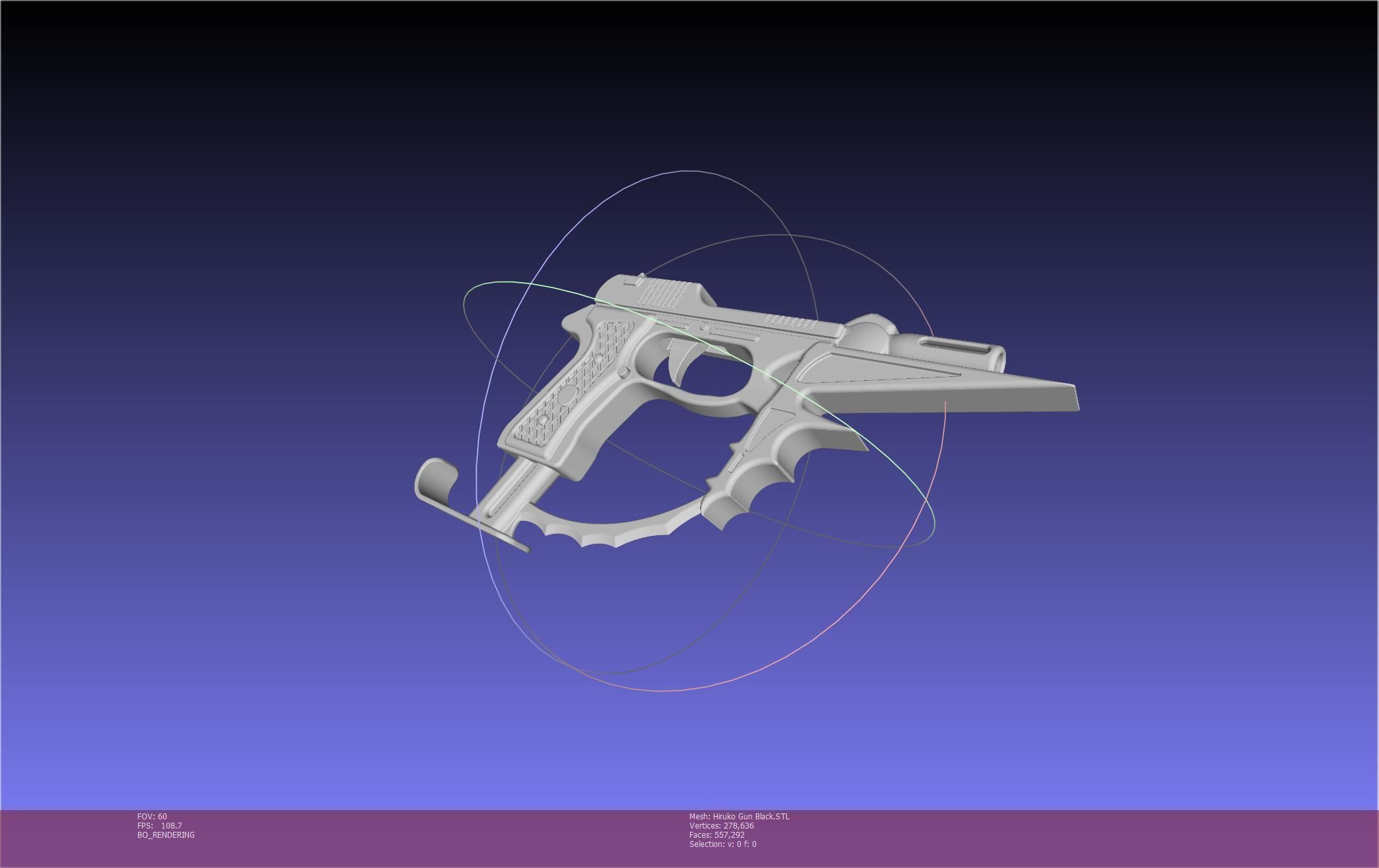 Black Bullet Kagetane Hiruko Guns Basic Models 3D model_81