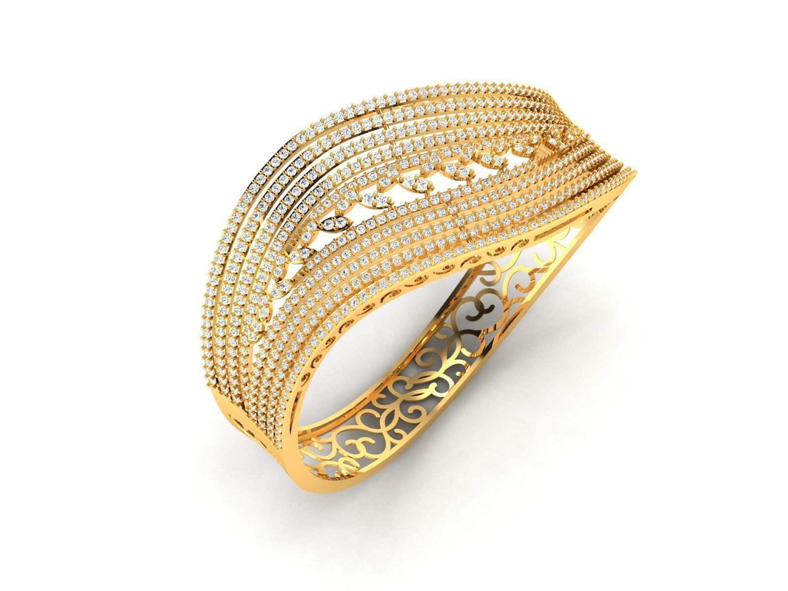 Women bracelets 3dm render detail 3D print model 3D print model_1