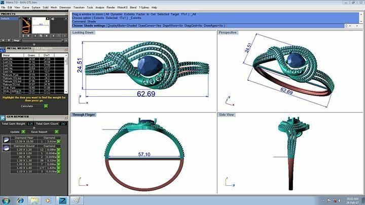 Women bracelets 3dm render detail 3D print model 3D print model_8