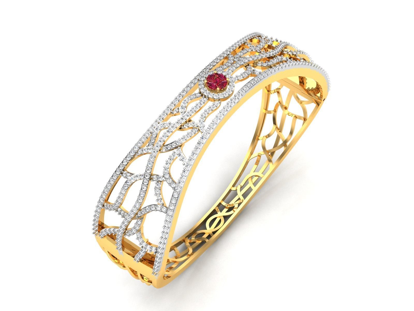 Women bracelets 3dm render detail 3D print model 3D print model_1