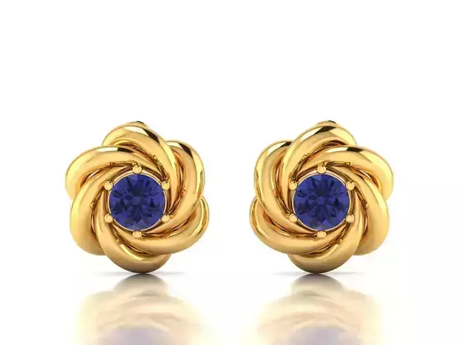 Women earrings 3dm render detail 3D print model