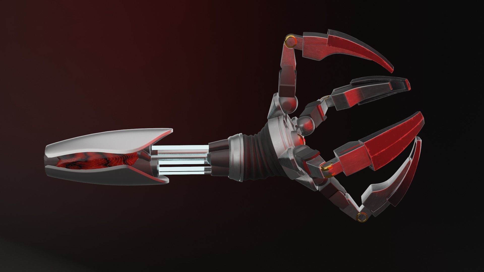 robotic arm  3D model_6